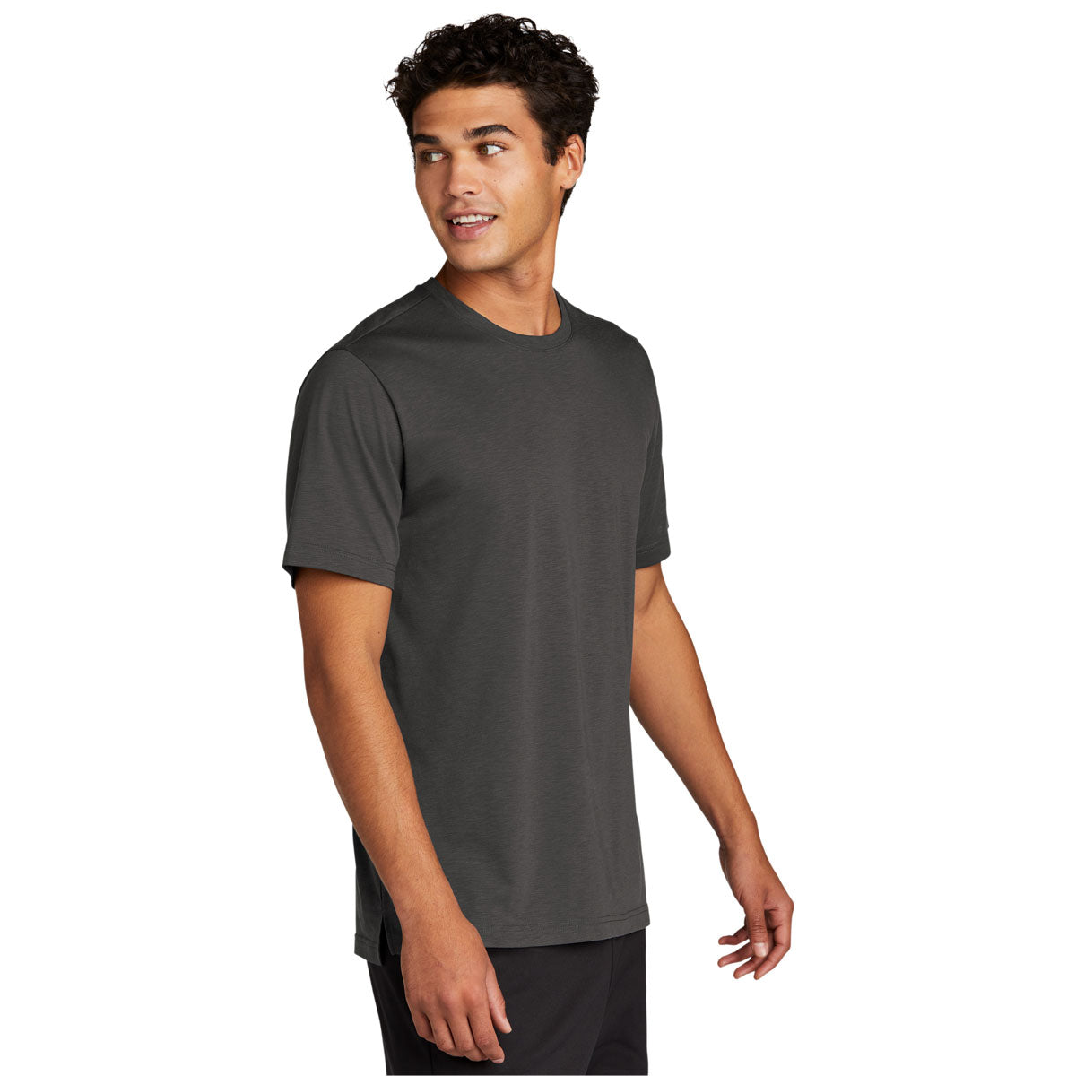 Sport-Tek Men's Graphite PosiCharge Strive Tee - Trendy Streetwear Essential