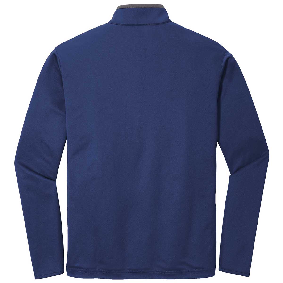 Port Authority Men's Royal/Steel Grey Silk Touch Performance Quarter Zip - A Stylish and Functional Choice!