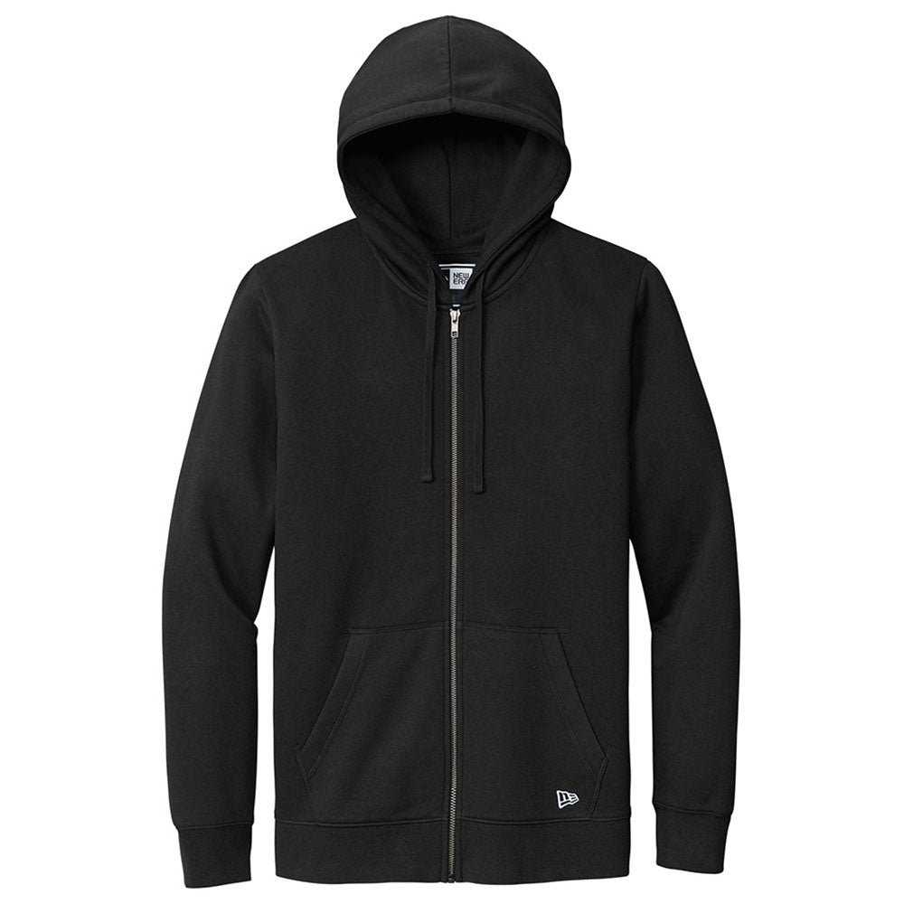 New Era Men's Stunning Black Comeback Fleece Full-Zip Hoodie - Order Now!