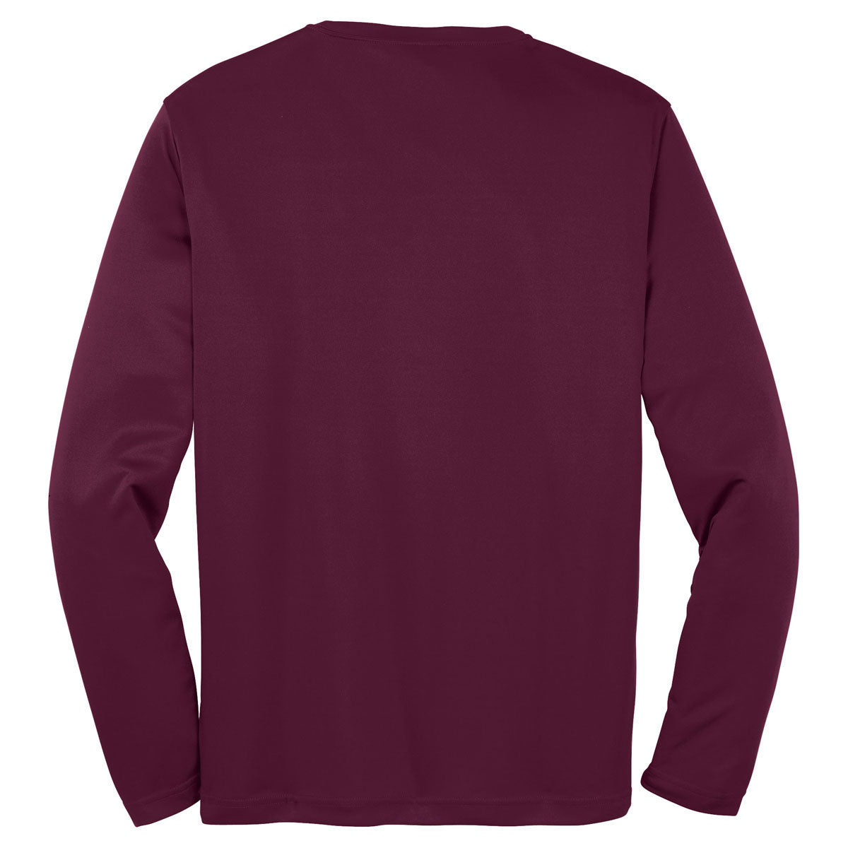 Sport-Tek Men's Maroon Tall Long Sleeve PosiCharge Competitor Tee - Promote Your Brand Now!