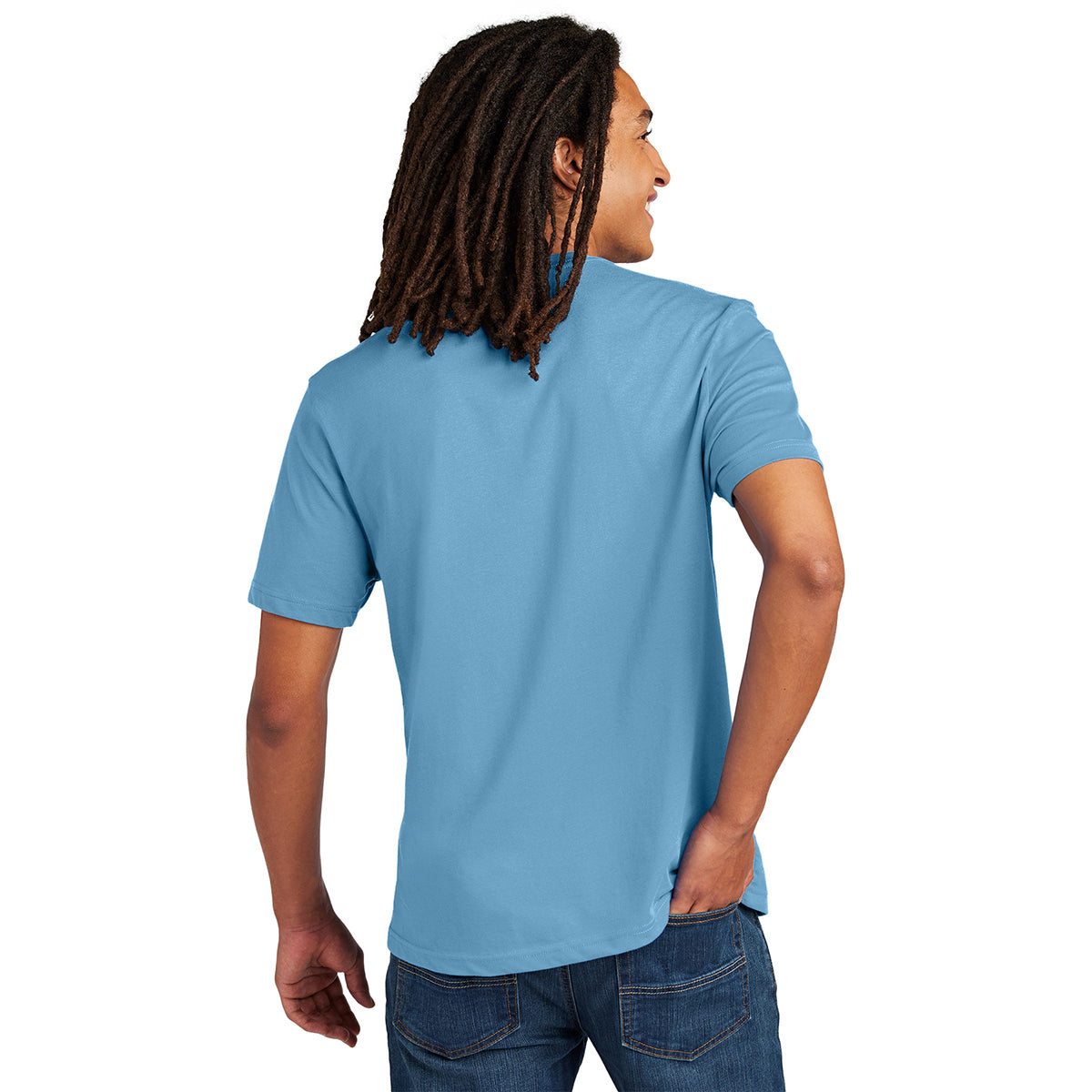 Allmade Unisex Arctic Blue Heavyweight Recycled Cotton Tee - A Sustainable Fashion Statement