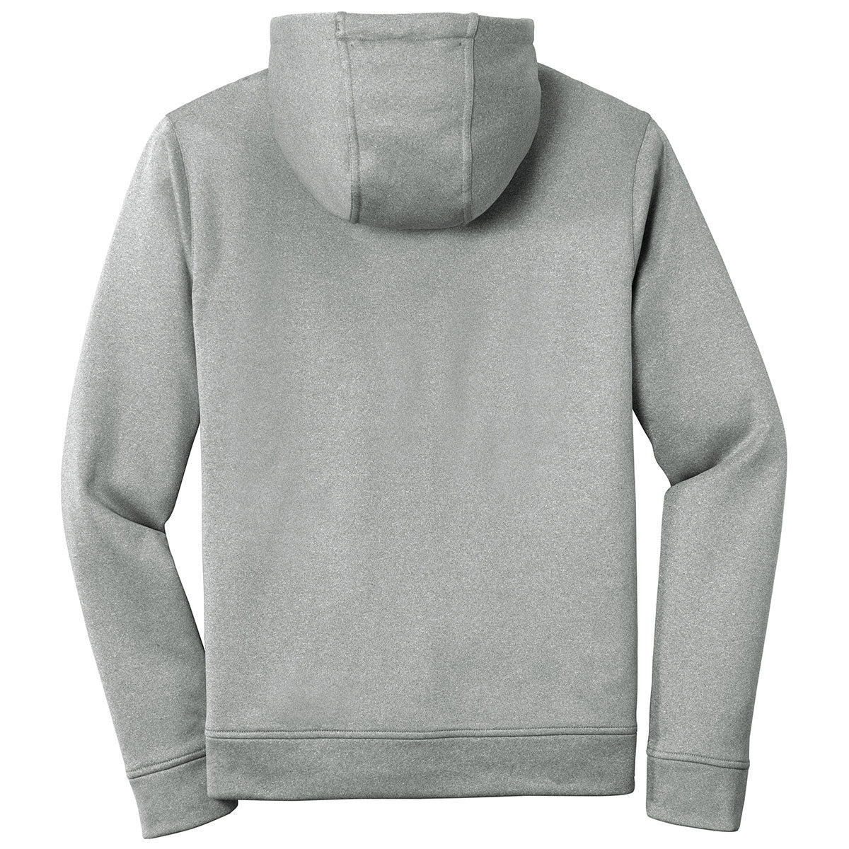 Sport-Tek Men's Dark Silver Heather PosiCharge Fleece Hoodie - Ideal for All Sports
