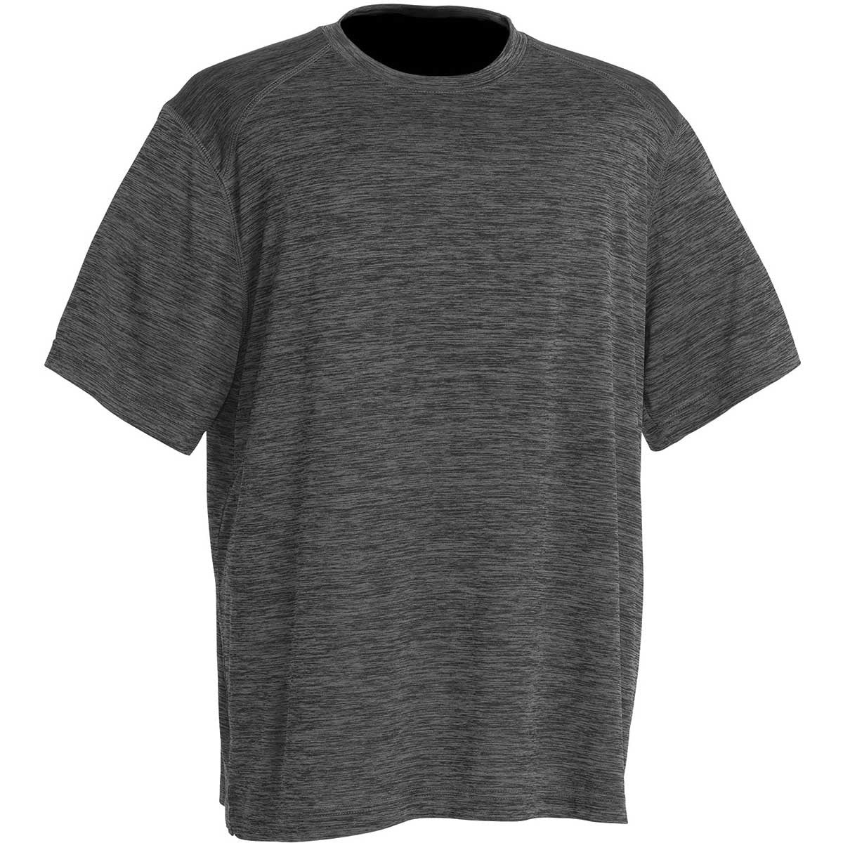 Charles River Men's Striking Black Space Dye Performance Tee