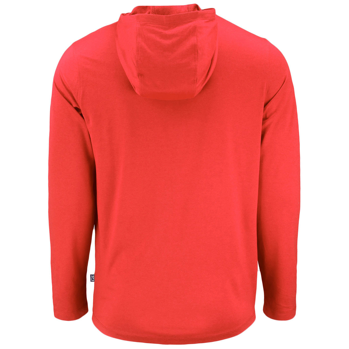 Cutter & Buck Men's Stylish Red Coastline Epic Comfort Eco Recycled Hooded Shirt