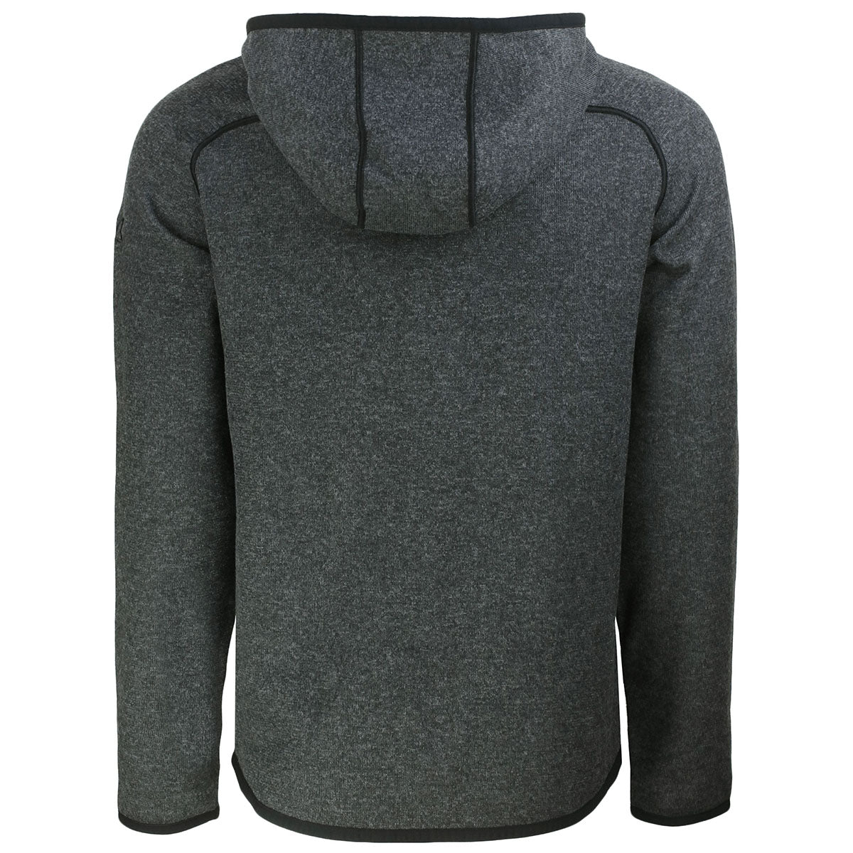 Cutter & Buck Men's Stylish Charcoal Heather Mainsail Full Zip Hooded Jacket