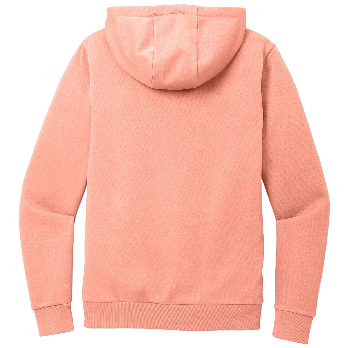 District Men's Stylish Cactus Rose Pink Wash Fleece Hoodie