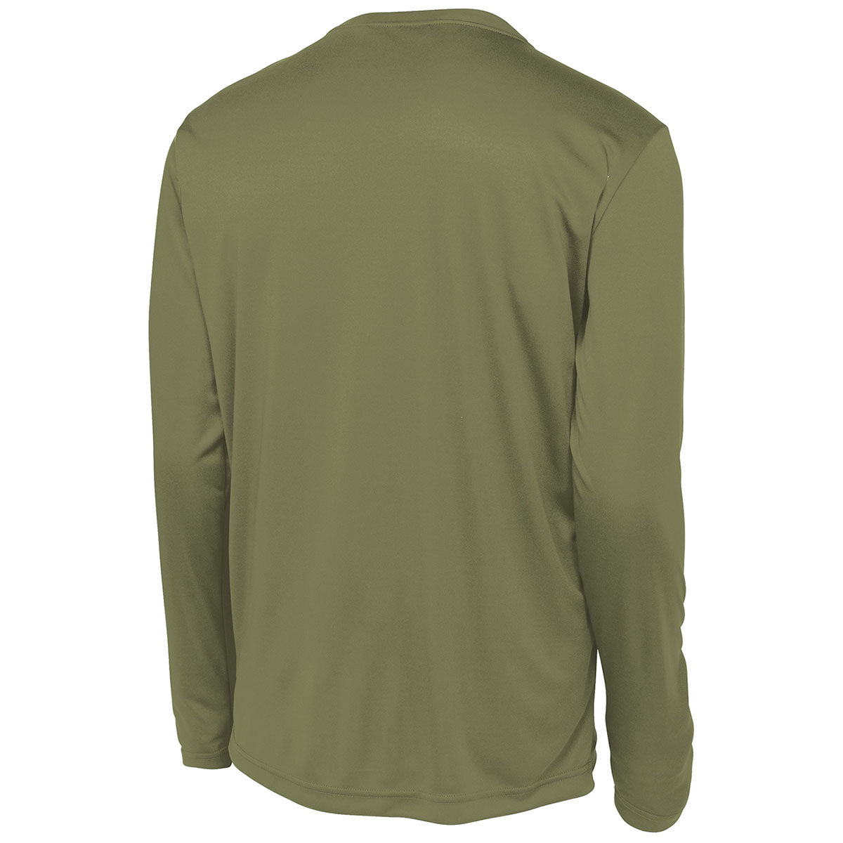 Sport-Tek Men's Olive Drab Green Long Sleeve PosiCharge Competitor Tee - Brand-Enhancing Essential