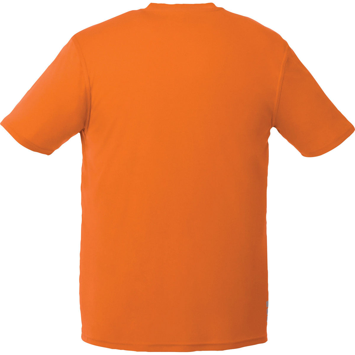 Elevate Men's Vibrant Orange Omi Short Sleeve Tech T-Shirt - Transform Your Brand Now!