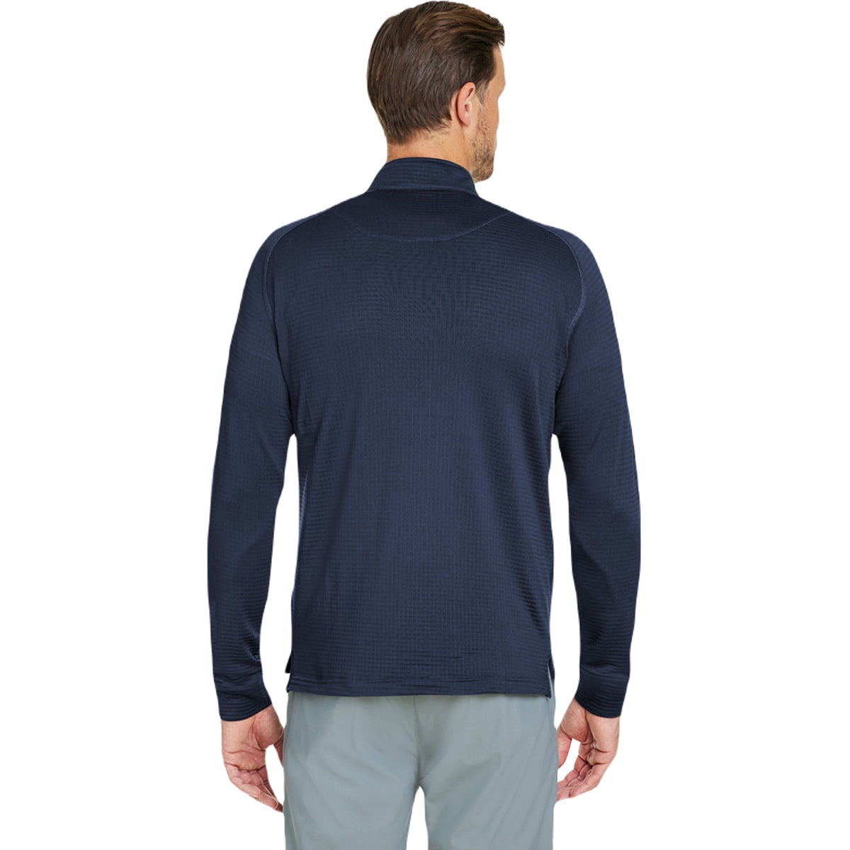 Swannies Golf Men's Navy Lukas Lightweight Quarter-Zip: Your Active Lifestyle Essential