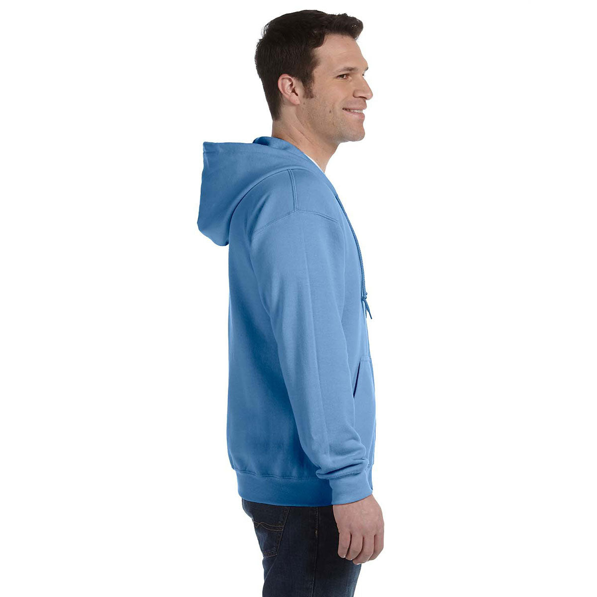 Gildan Unisex Carolina Blue Heavy Blend 50/50 Full Zip Hoodie - The Ultimate Corporate Giveaway