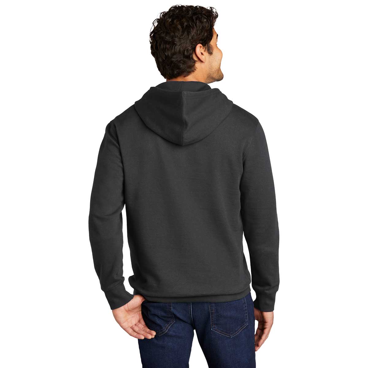 District Men's Charcoal V.I.T. Fleece Hoodie - The Ultimate Comfort Wear