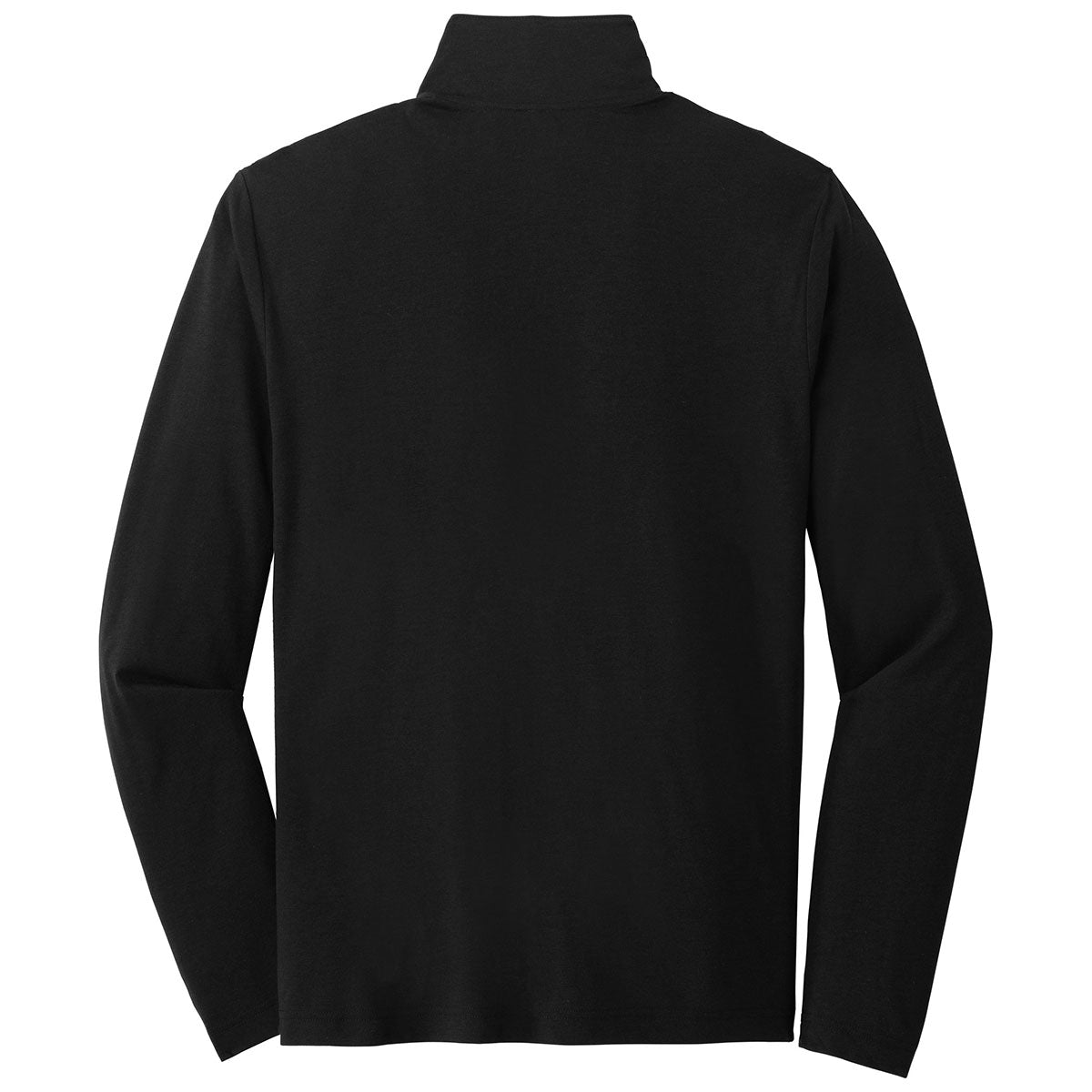 Sport-Tek Men's Black Triad Solid PosiCharge Tri-Blend Wicking 1/4-Zip Pullover - Charge Up Your Athletic Look!