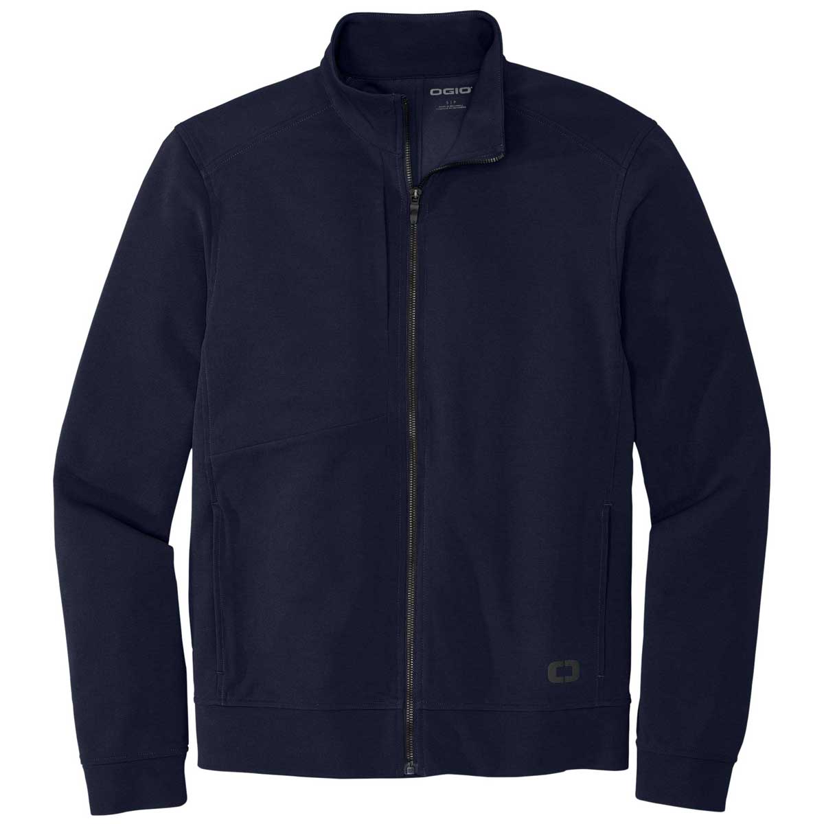 OGIO Men's Stunning River Blue Navy Hinge Full-Zip Jacket