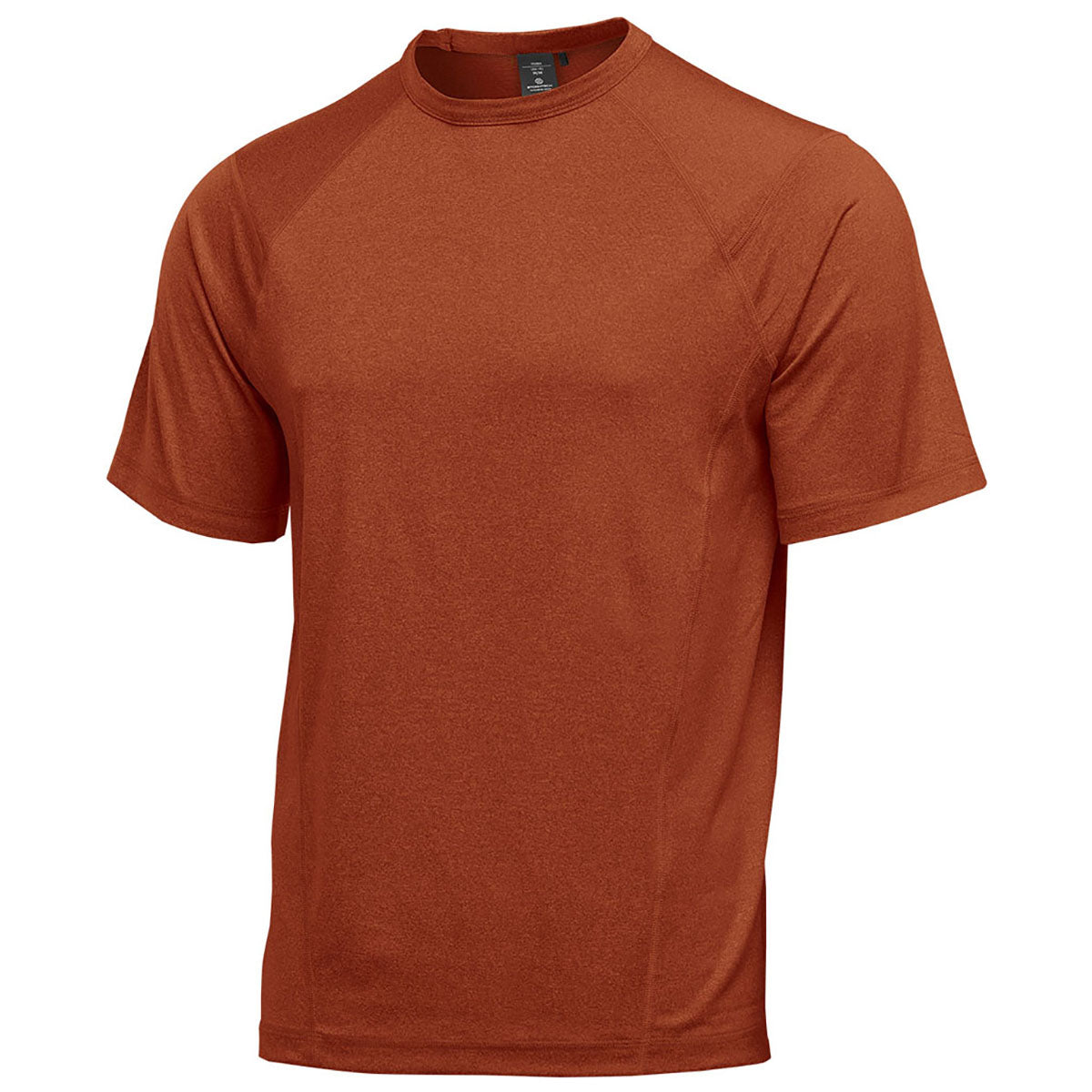 Stormtech Men's Rust Heather Volante H2X-DRY Short Sleeve Tee: Sustainable & Comfortable