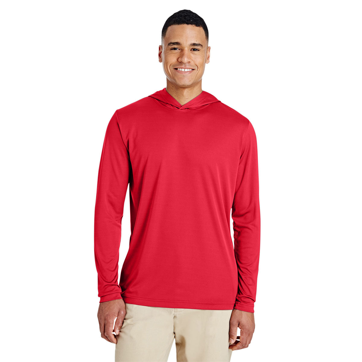 Team 365 Men's Red Zone Performance Sports Hoodie - Stand Out with Style!