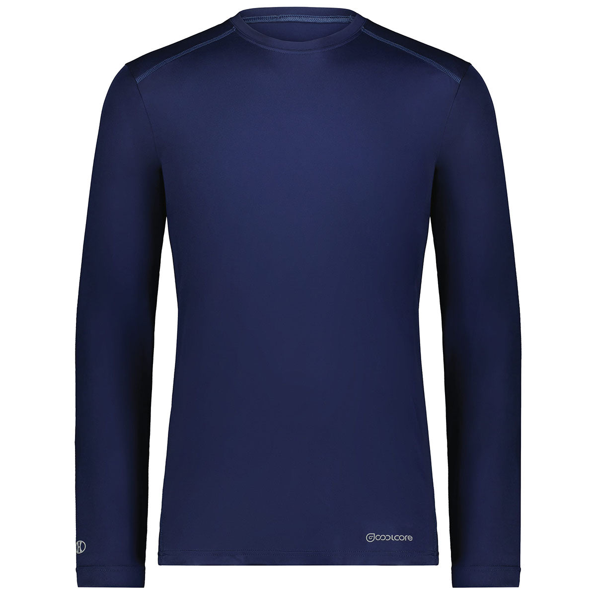 Holloway Men's Navy Coolcore Long Sleeve Tee: A Must - Have for Active Men