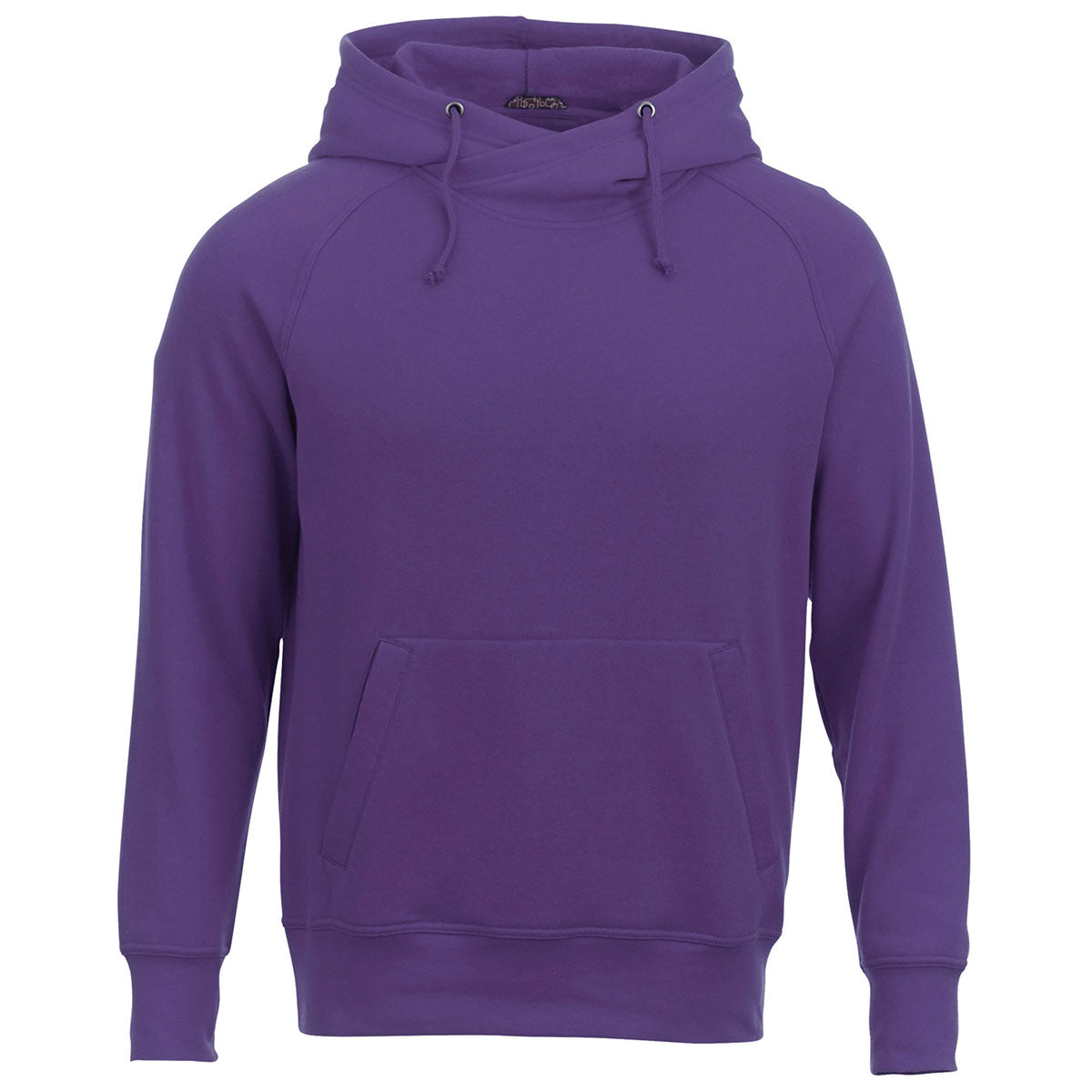 Elevate Men's Purple Dayton Fleece Hoody - A Stylish Comfort Essential