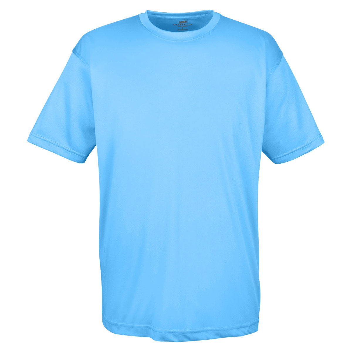 UltraClub Men's Columbia Blue Cool & Dry Sport T-Shirt: The Ultimate Performance Interlock