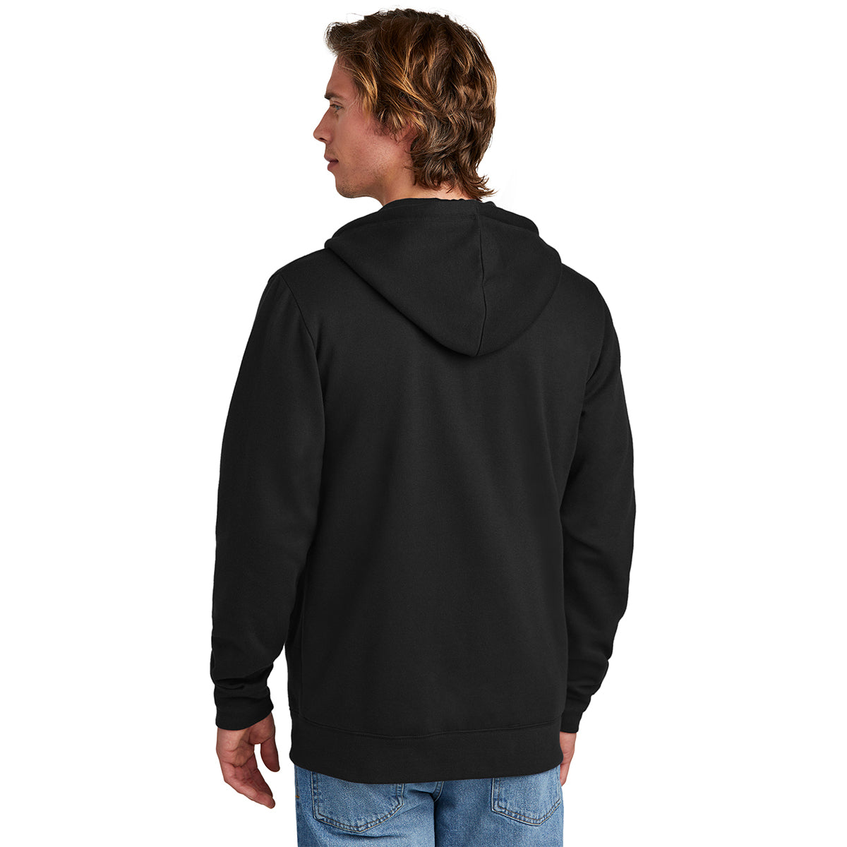 New Era Men's Stunning Black Comeback Fleece Full-Zip Hoodie - Order Now!
