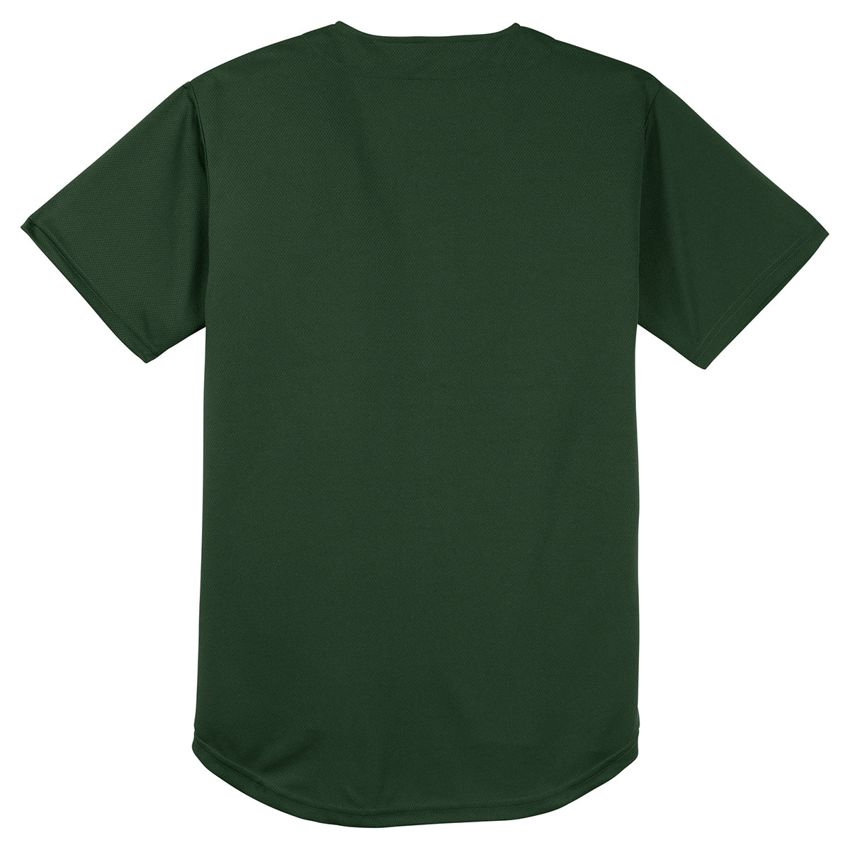 Sport-Tek Men's Stunning Forest Green PosiCharge Tough Mesh Full-Button Jersey - Grab Yours Now!