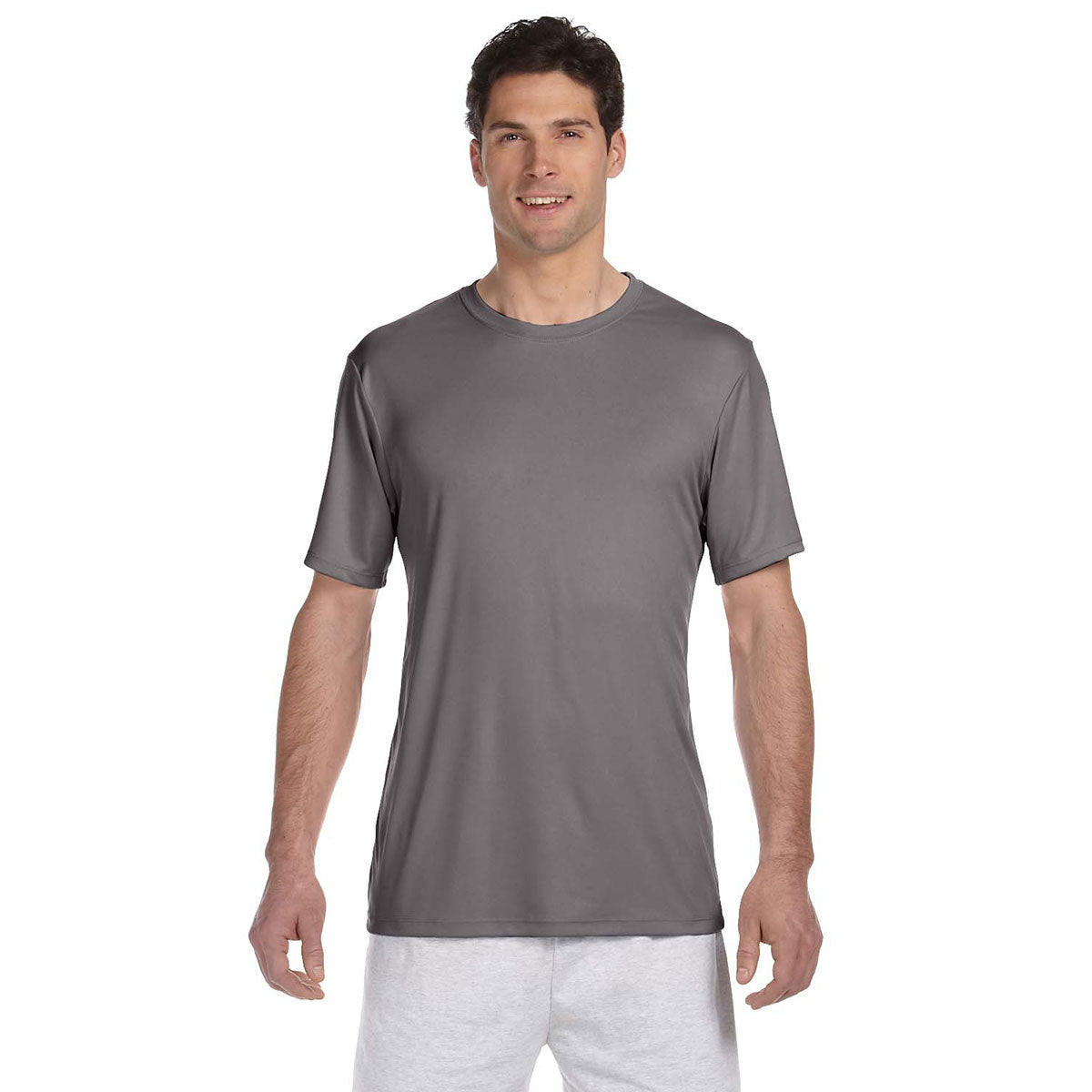 Hanes Men's Cool DRI FreshIQ Graphite T-Shirt - Ideal for Outdoor Adventures
