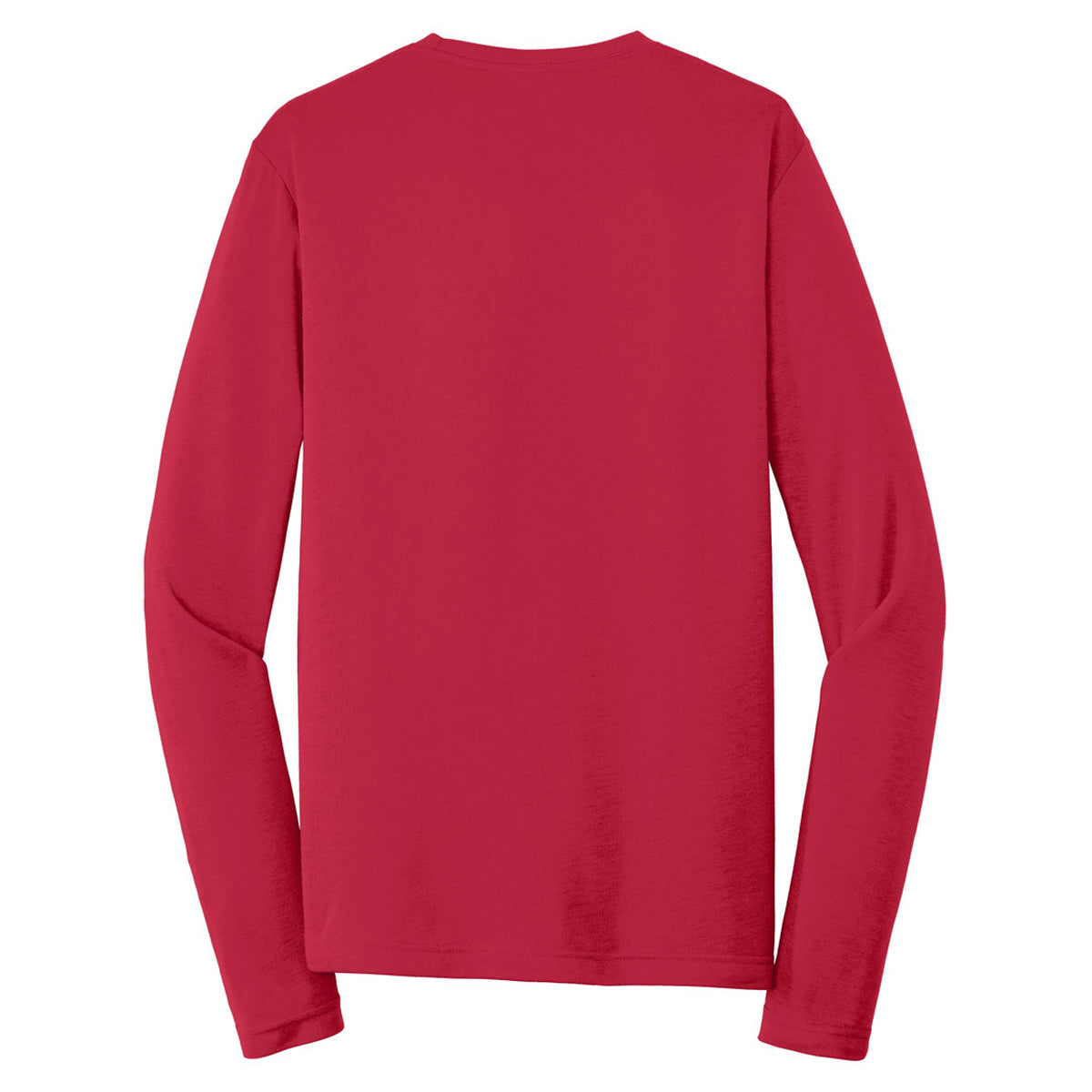 Sport-Tek Men's Stunning Deep Red Long Sleeve PosiCharge Competitor Cotton Touch Tee - Must-Have for Every Event