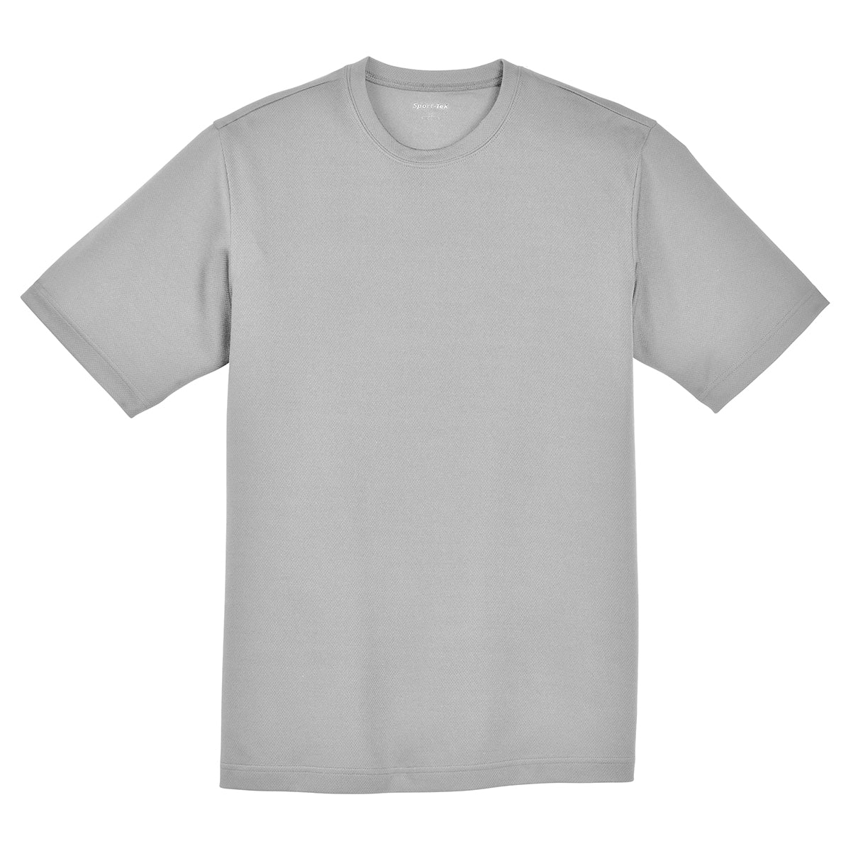Sport-Tek Men's Stunning Silver PosiCharge RacerMesh Tee - Grab Yours Now!