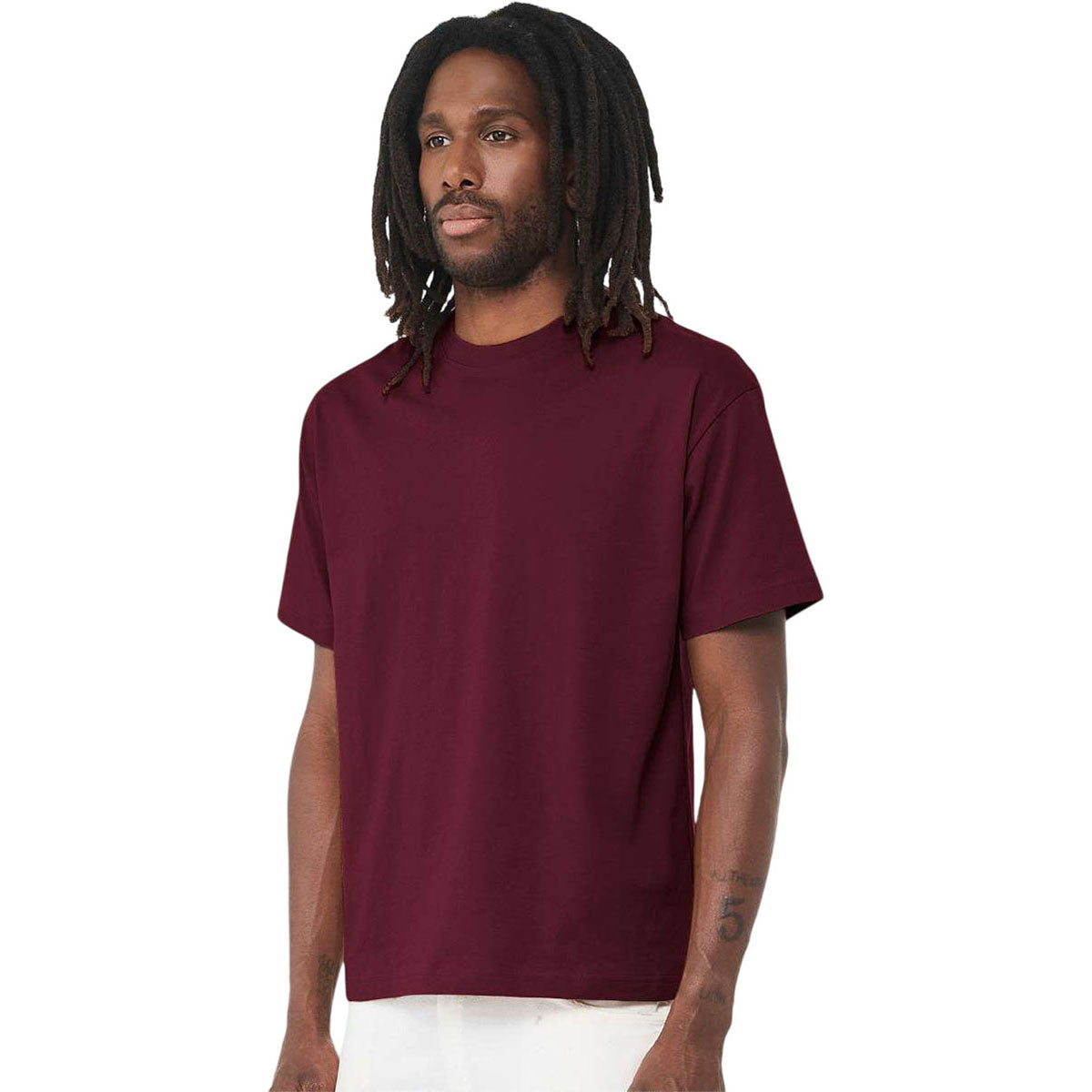Bella + Canvas Men's Maroon Heavyweight 6 oz. Tee - A Must-Have!