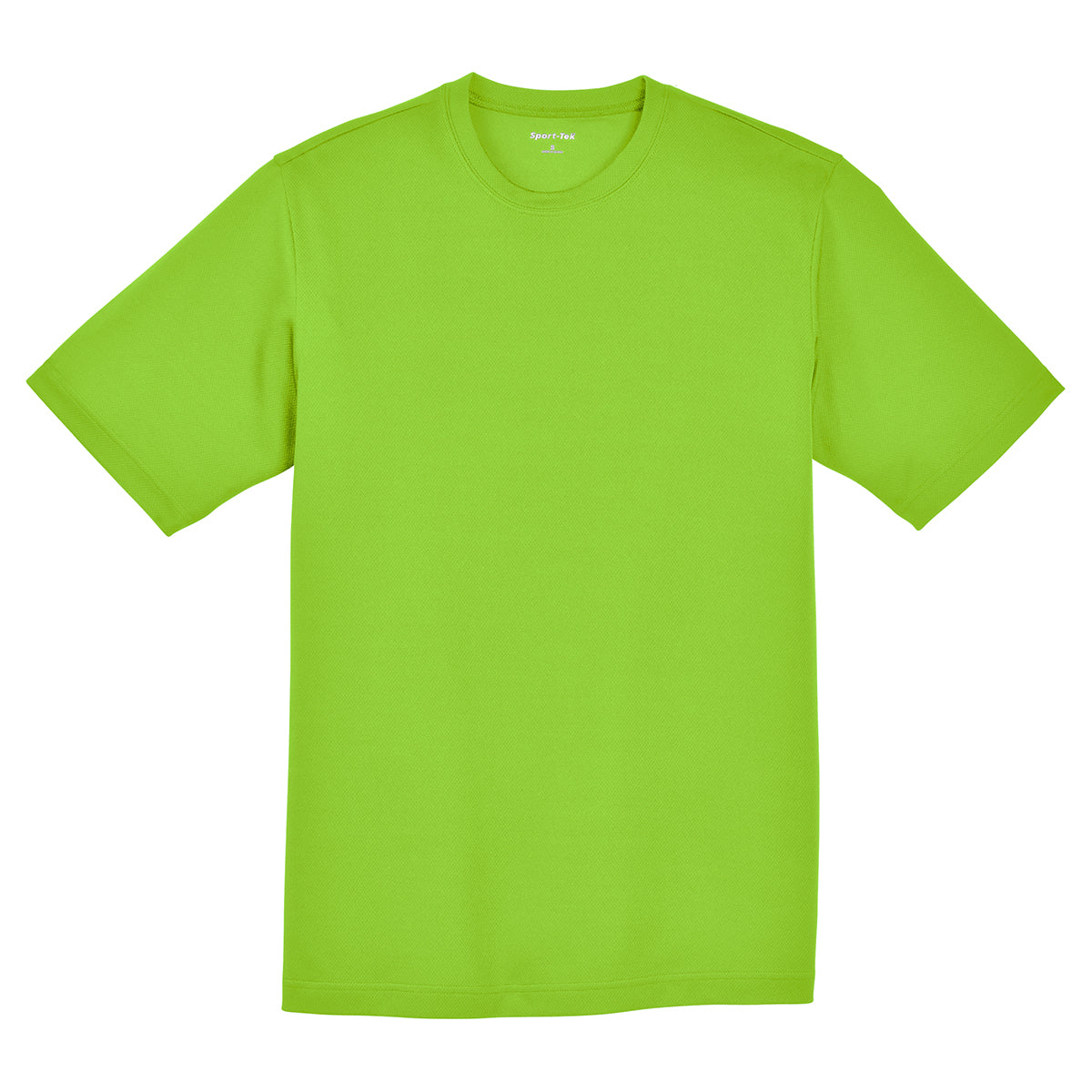 Sport-Tek Men's Eye-Catching Neon Green PosiCharge RacerMesh Tee - Elevate Your Style Now!
