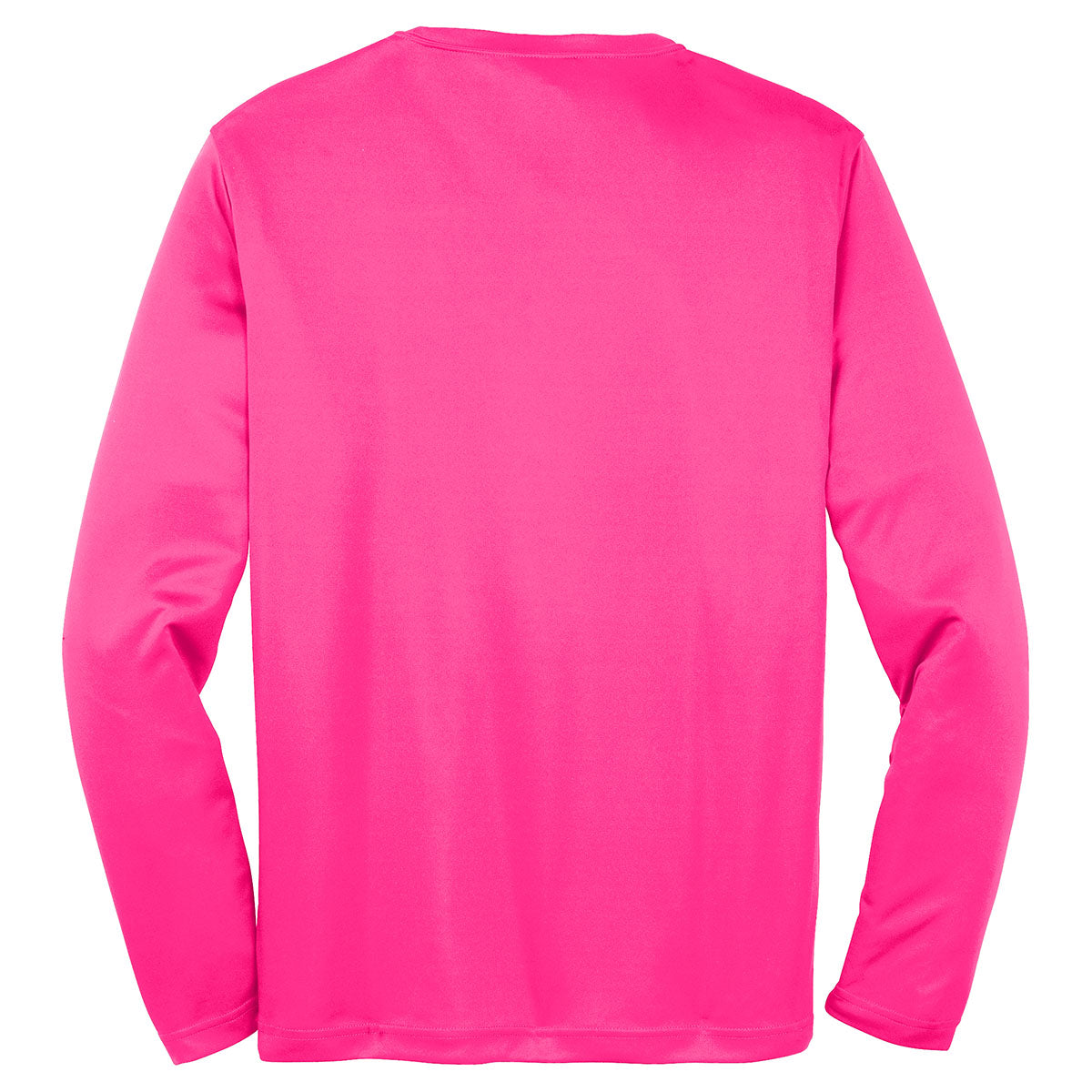 Sport-Tek Men's Stunning Neon Pink Long Sleeve PosiCharge Competitor Tee - A Must-Have!