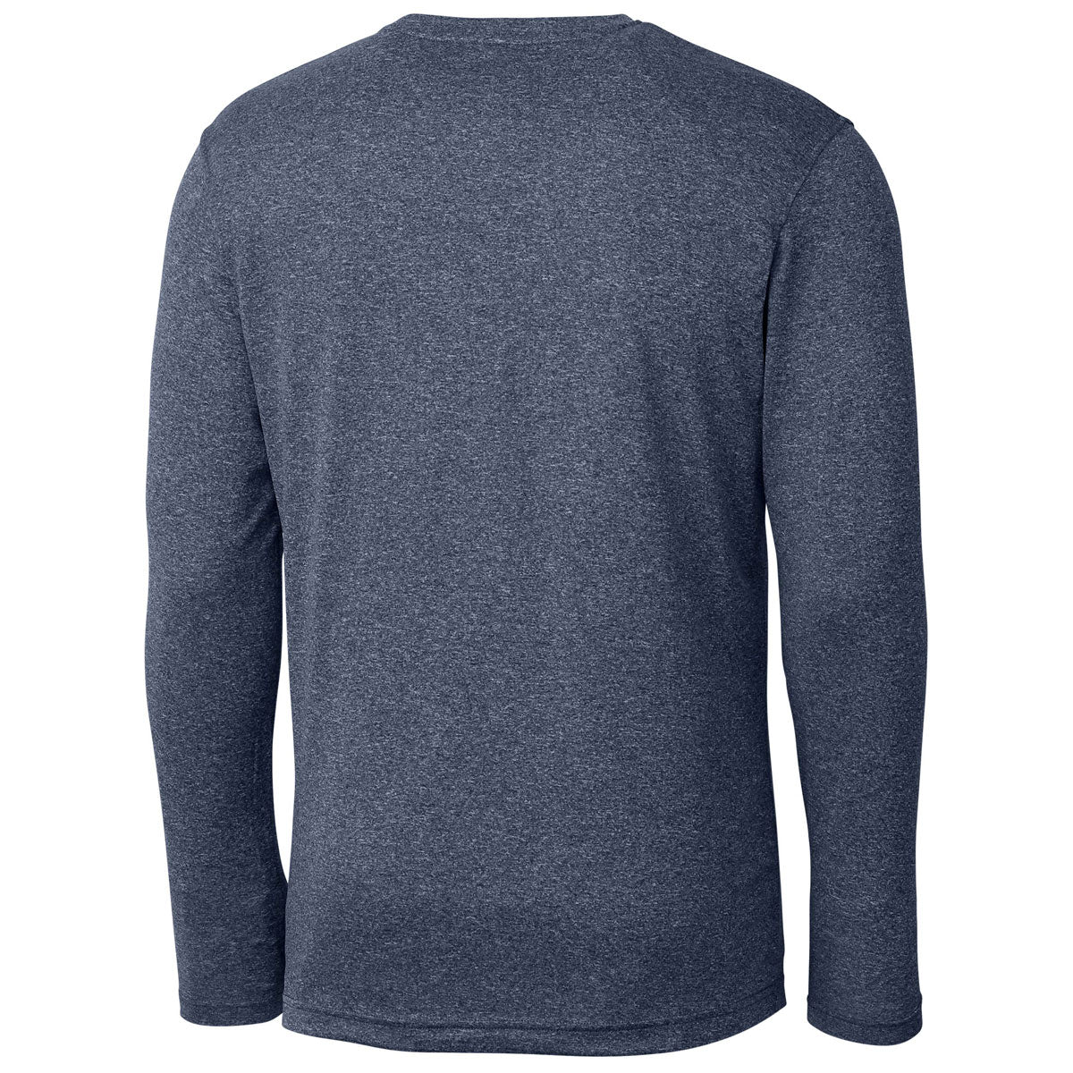 Clique Men's Navy Heather Active Long Sleeve Performance Tee