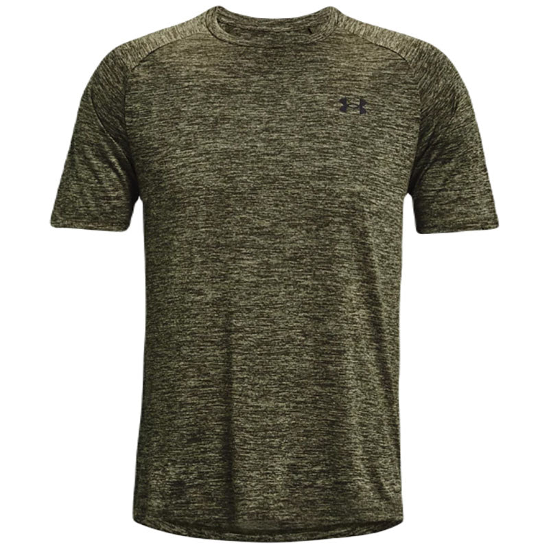 Under Armour Men's Stylish Marine OD Green/Black Tech 2.0 Short Sleeve Tee