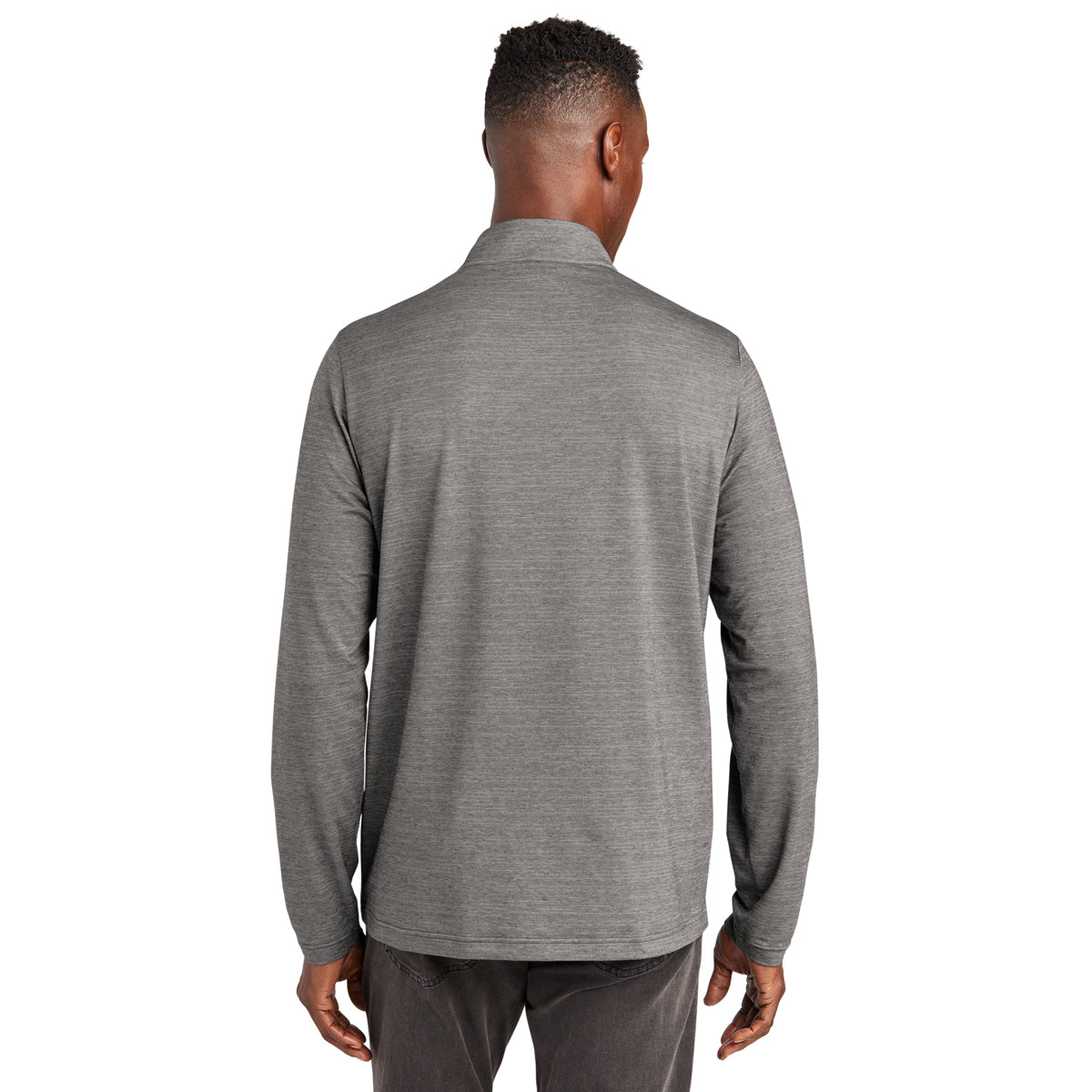 TravisMathew Men's Stunning Grey Heather Crestview 1/4-Zip - Unleash Your Style!