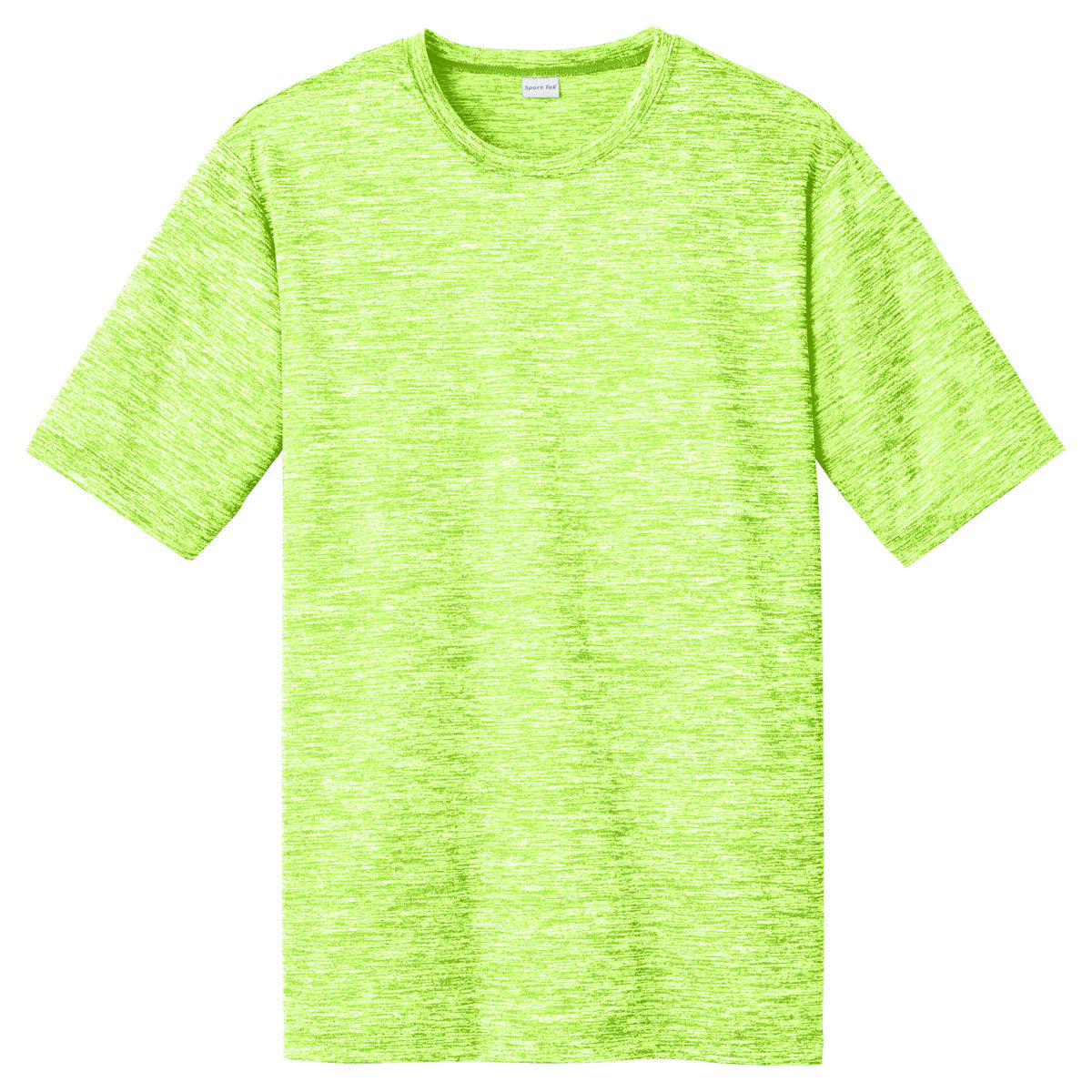 Sport-Tek Men's Lime Shock Electric PosiCharge Electric Heather Active Tee