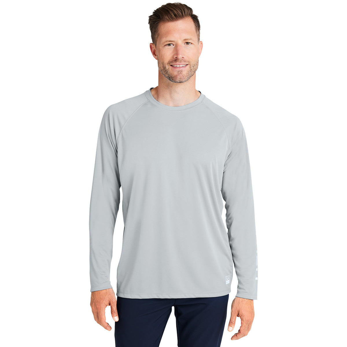 HUK Men's Harbor Mist Pursuit Long-Sleeve T-Shirt: Your All-Purpose Essential