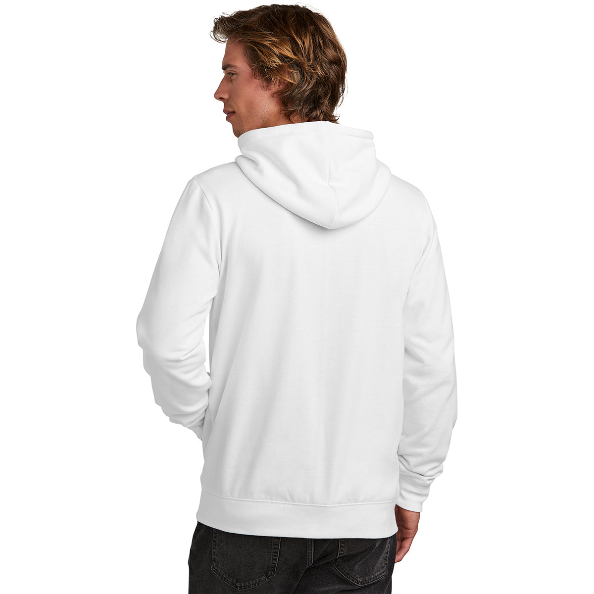 New Era Men's Stunning White Comeback Fleece Full-Zip Hoodie - Order Now!