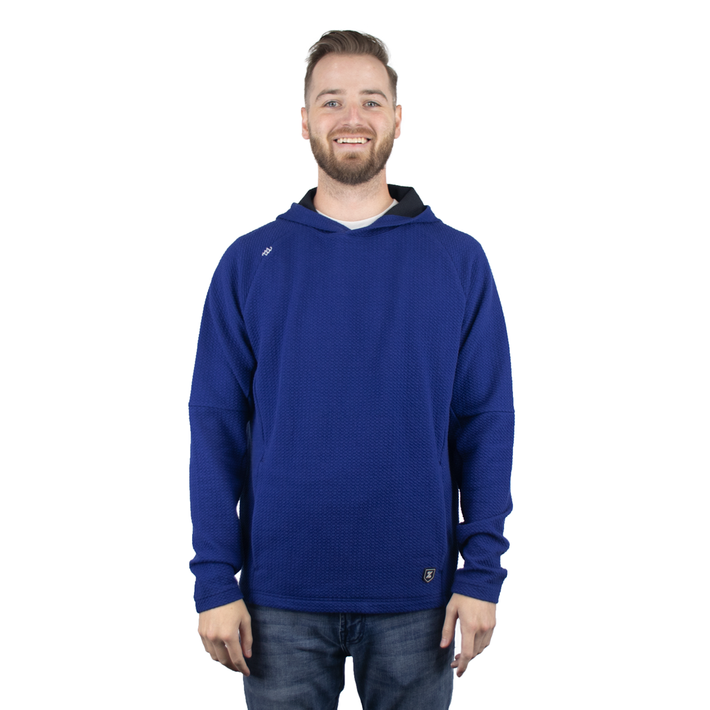48-Hour Zusa Unisex Cobalt Afton: The Ultimate Textured Hoodie