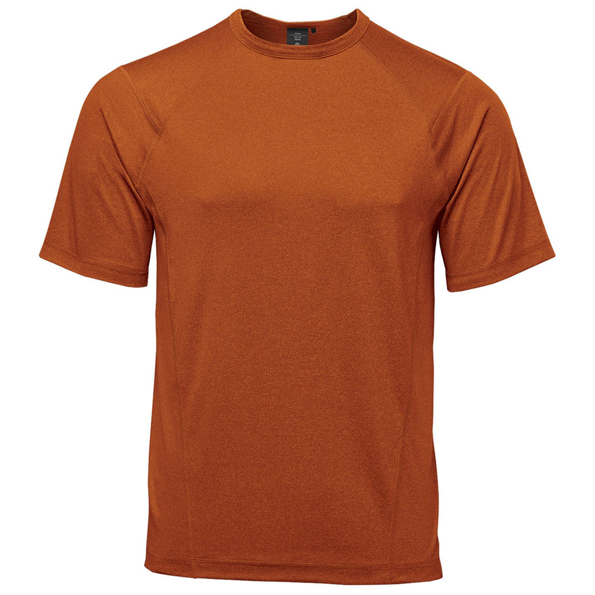 Stormtech Men's Rust Heather Volante H2X-DRY Short Sleeve Tee: Sustainable & Comfortable