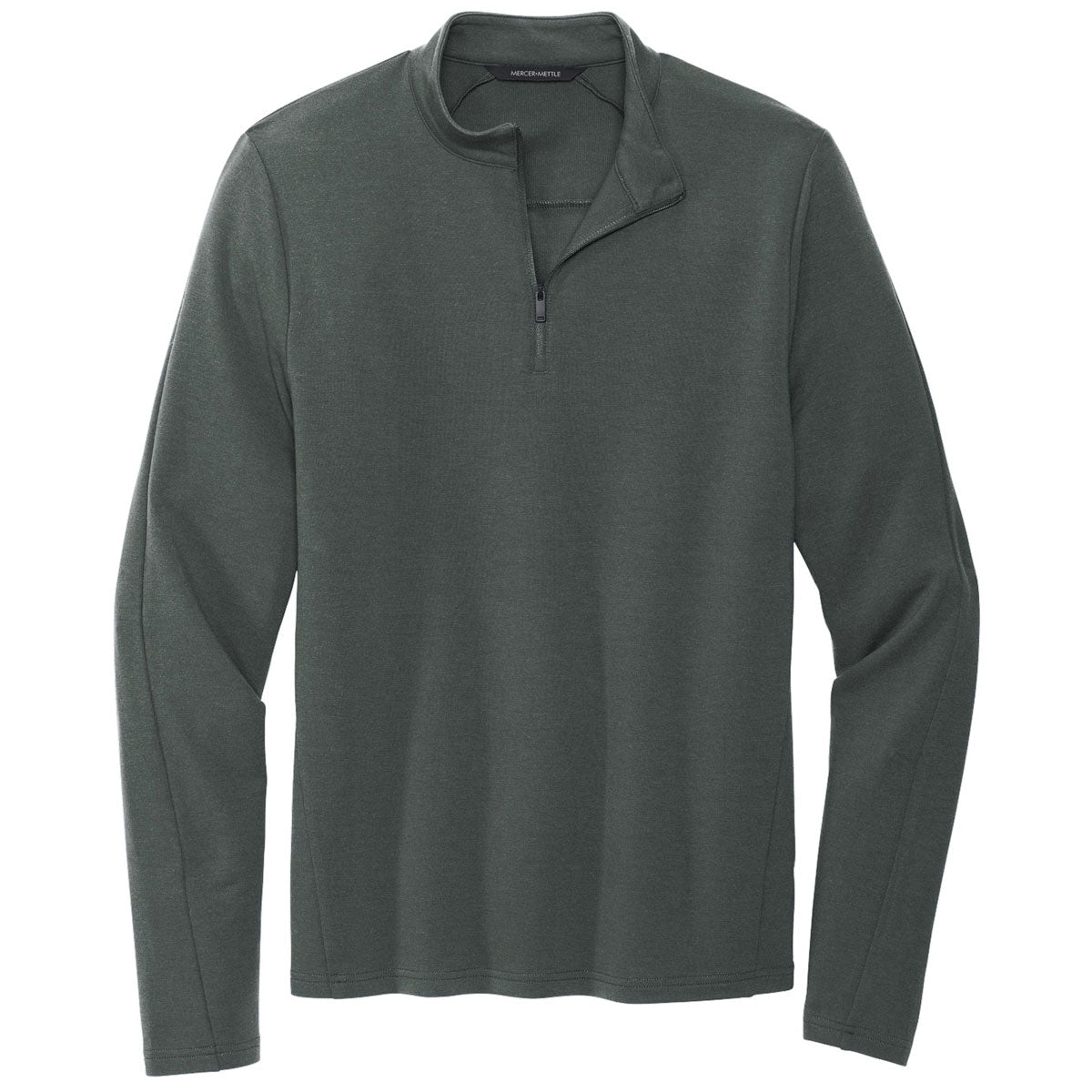 Mercer+Mettle Men's Anchor Grey Stretch 1/4 Zip Luxury Pullover