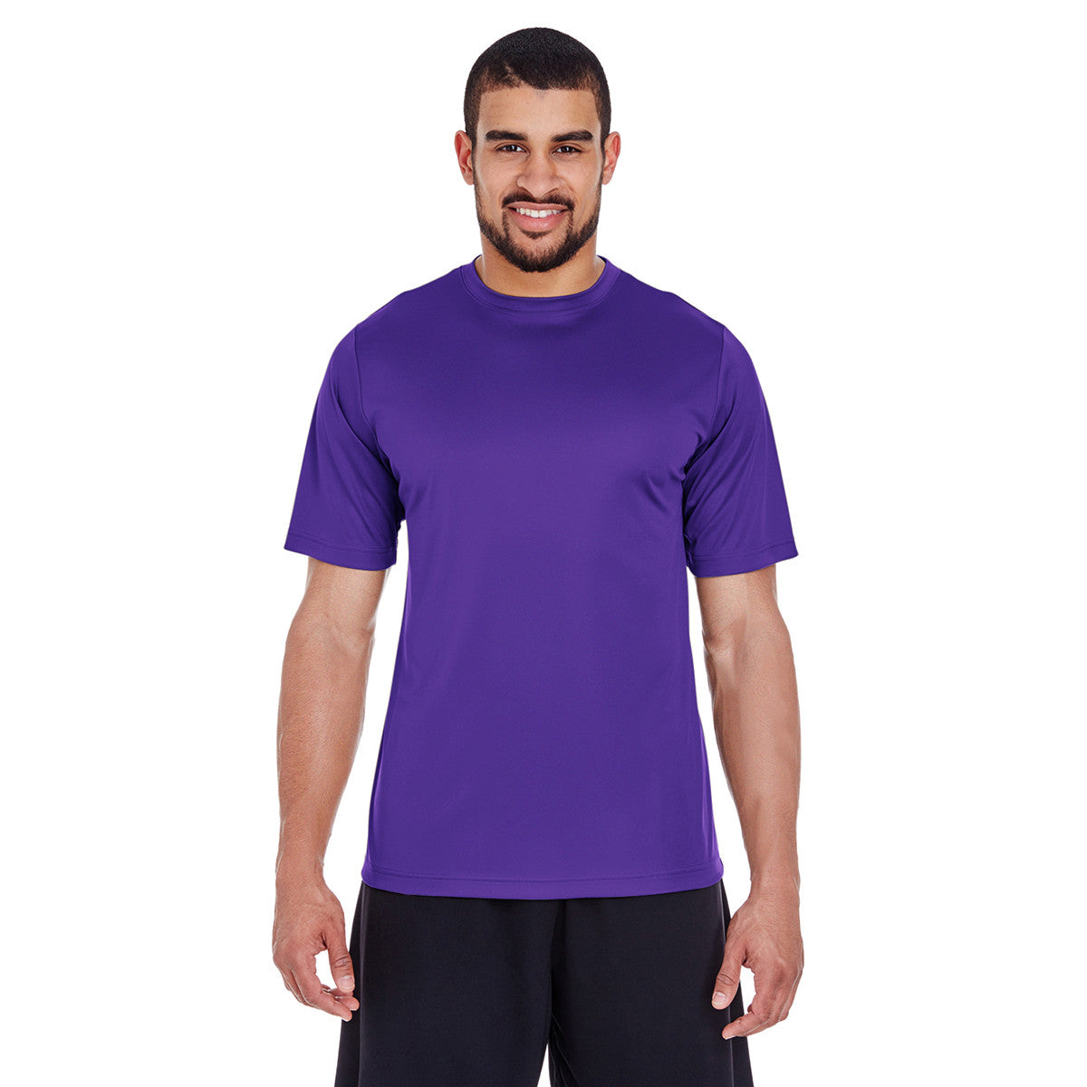 Team 365 Men's Purple Zone Performance Sports T-Shirt