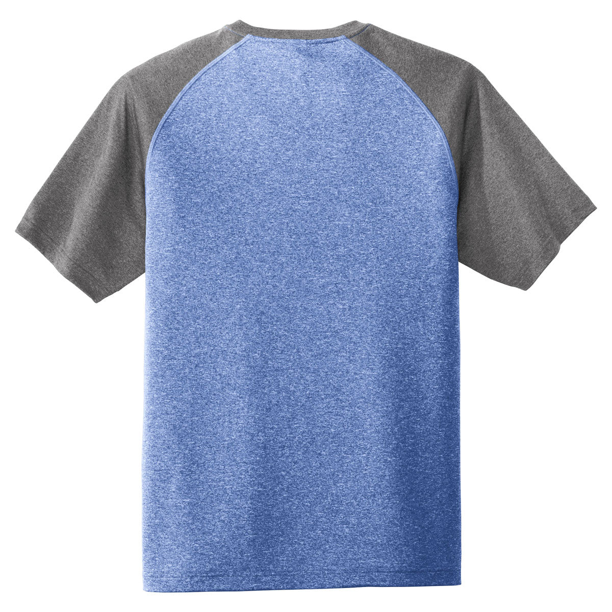 Sport-Tek Men's True Royal Heather-On-Heather Contender Tee: A Must-Have for Men!