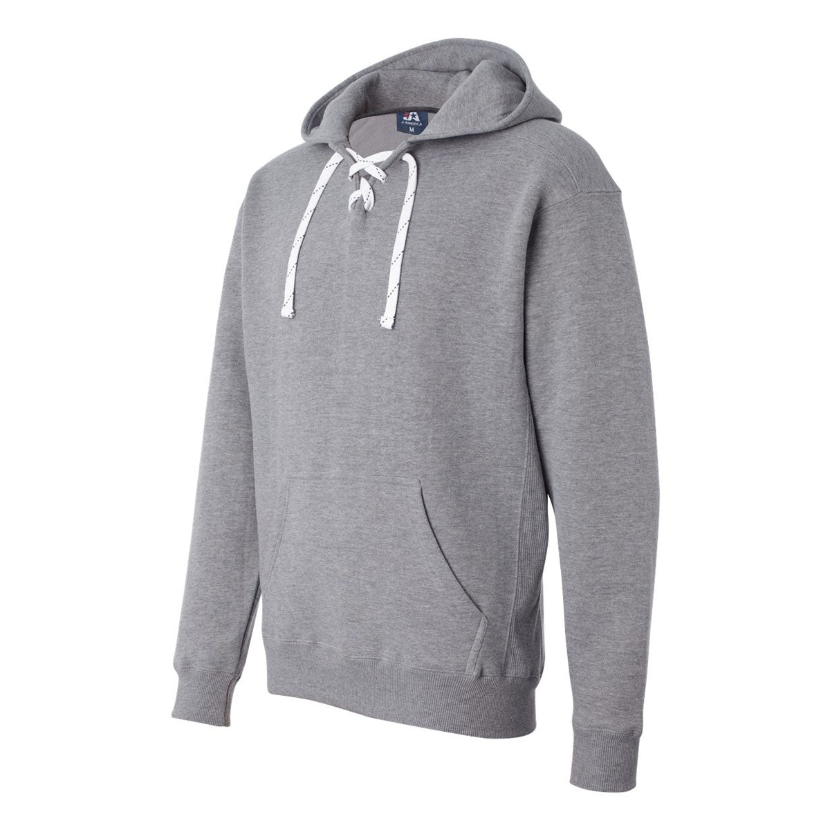 J. America Men's Premium Oxford Sport Lace Hooded Sweatshirt
