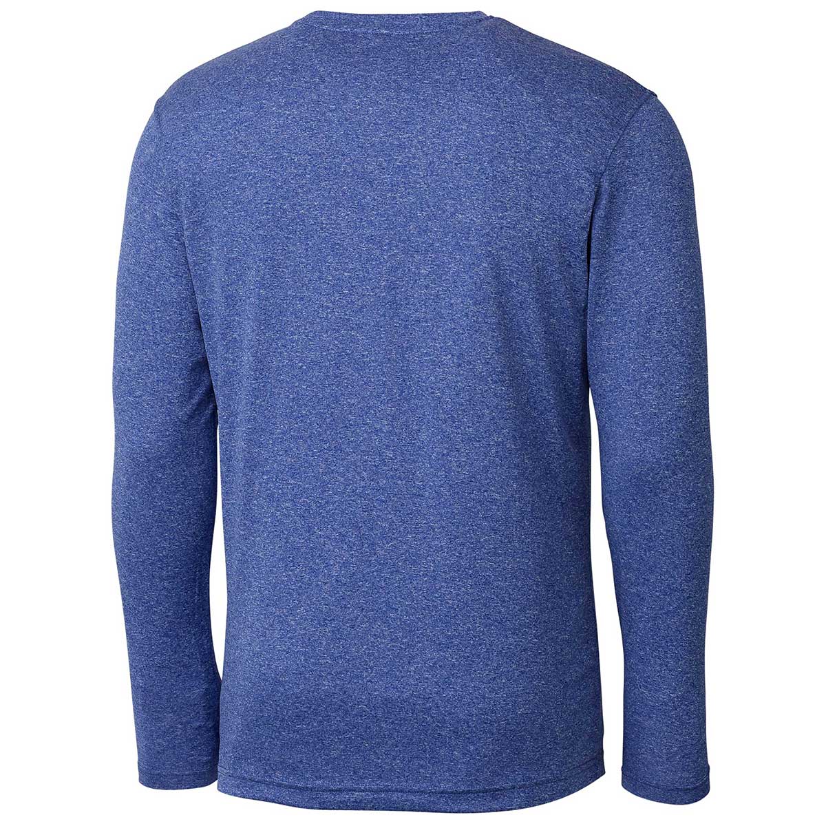 Clique Men's Blue Heather Charge Long-Sleeve Active Tee - Trending Style