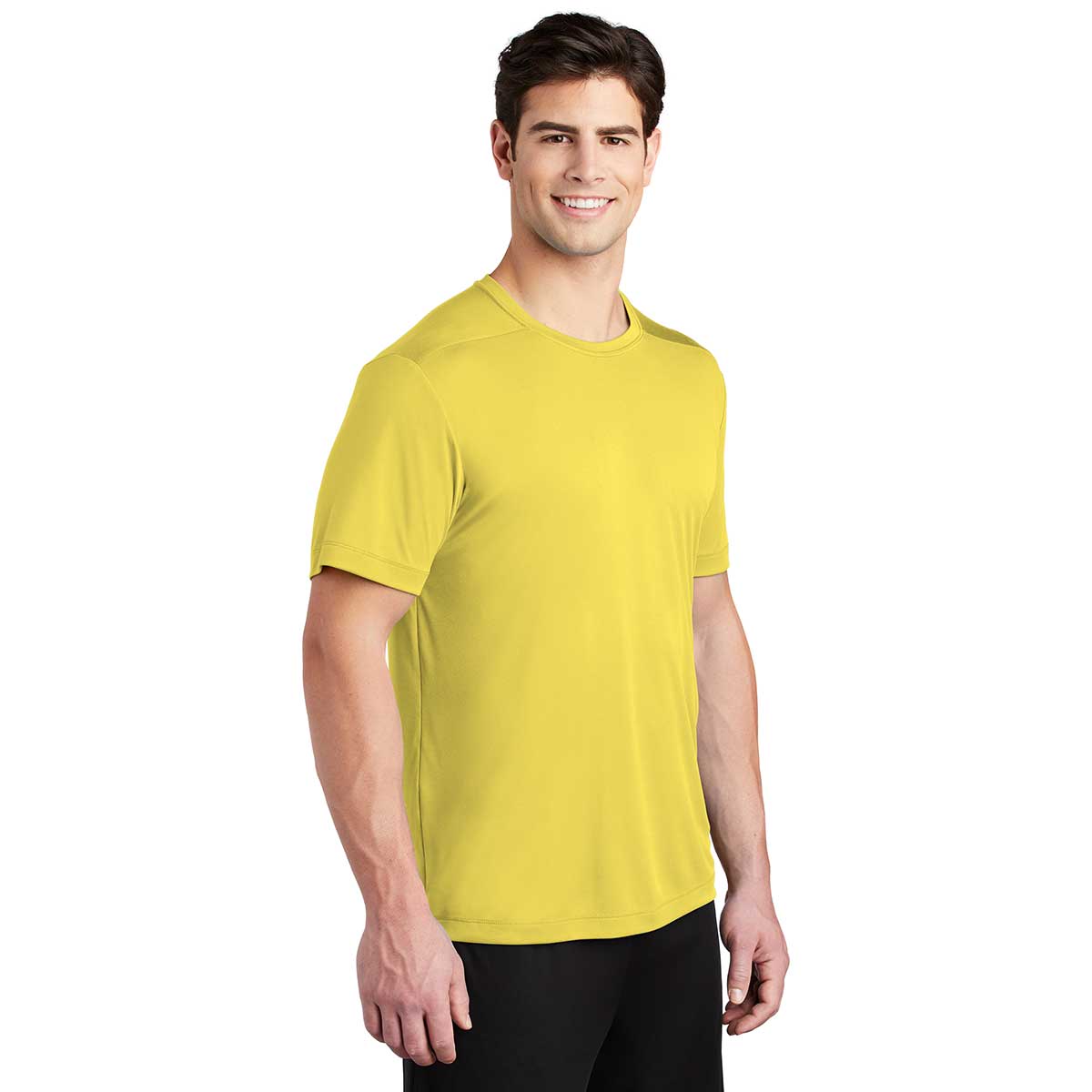 Sport-Tek Men's Stunning Yellow Posi-UV Pro Performance Tee