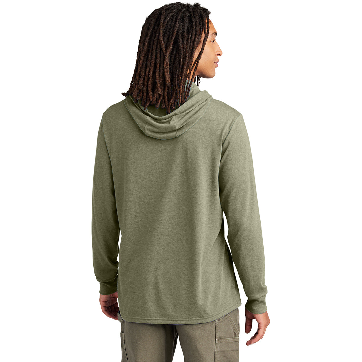 Allmade Unisex 'Olive You' Green Tri-Blend Stylish Hoodie Tee