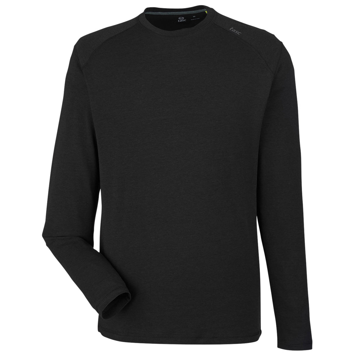 tasc Men's Black Carrollton Fitness Long-Sleeve T-Shirt: Active and Comfortable