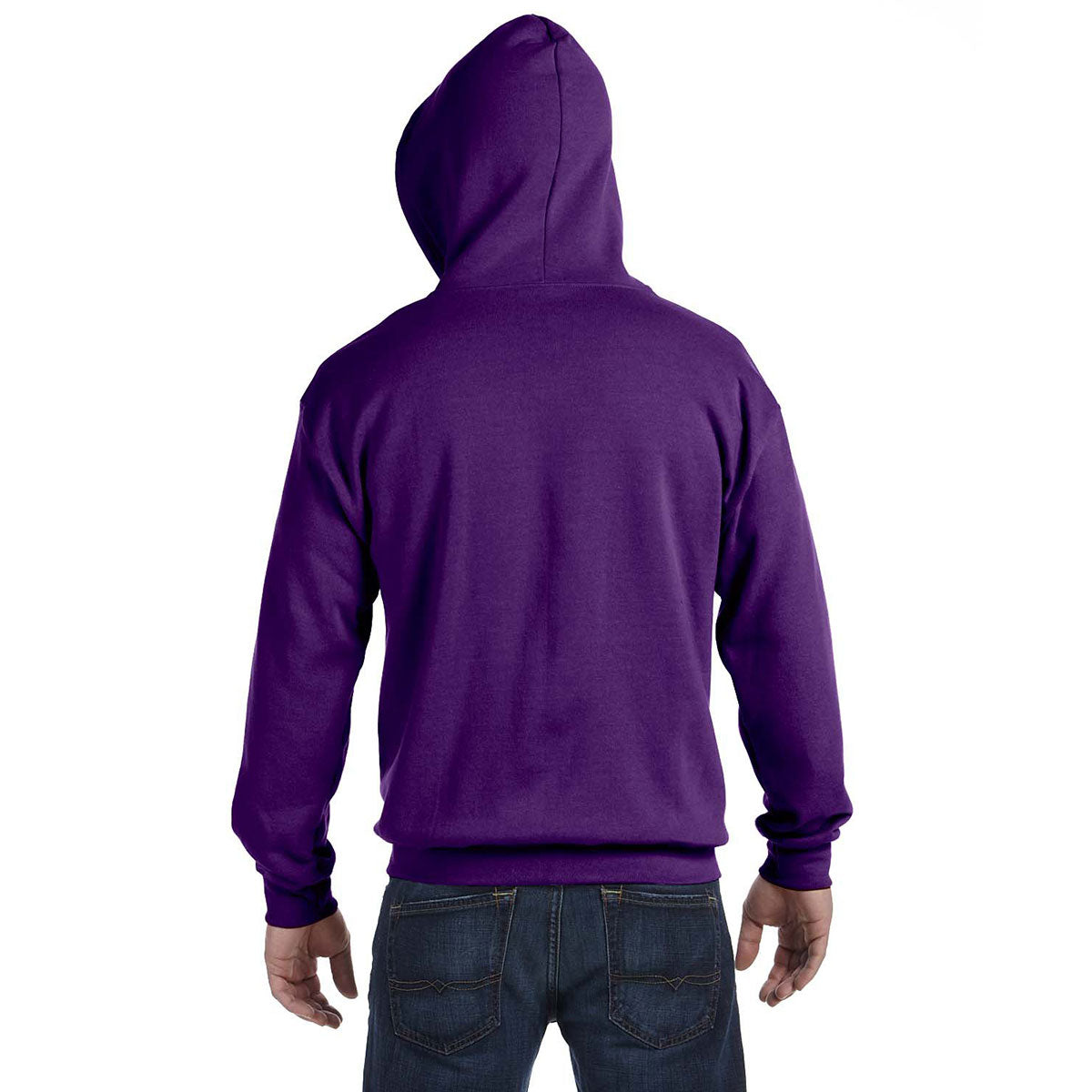 Gildan's Stunning Unisex Purple Heavy Blend 50/50 Full Zip Hoodie