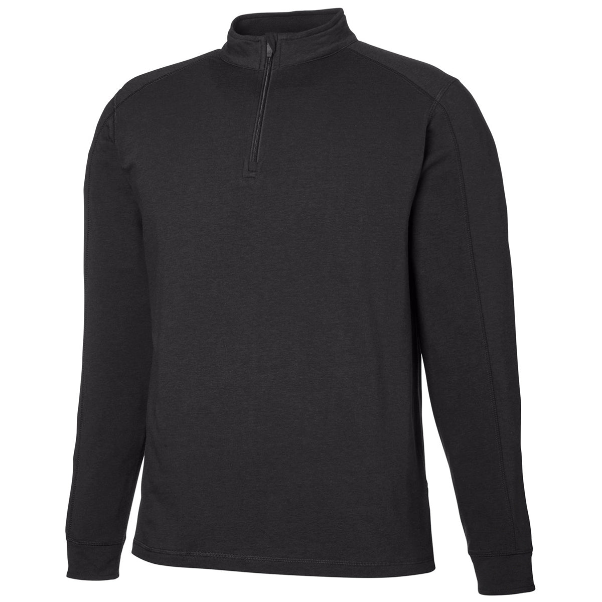 tasc Men's Stylish Black Carrollton Quarter-Zip