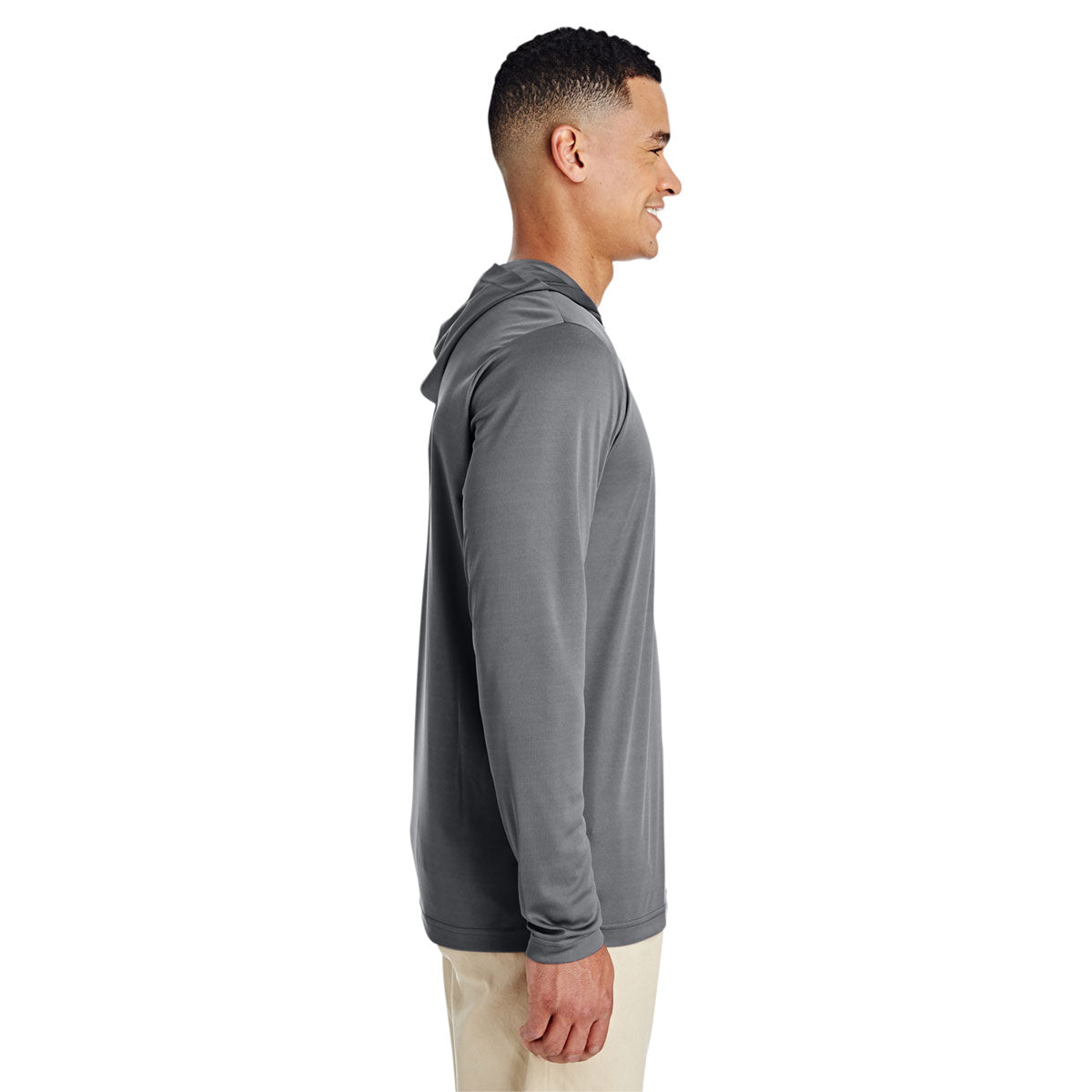 Team 365 Men's Graphite Zone Super-Performance Sports Hoodie