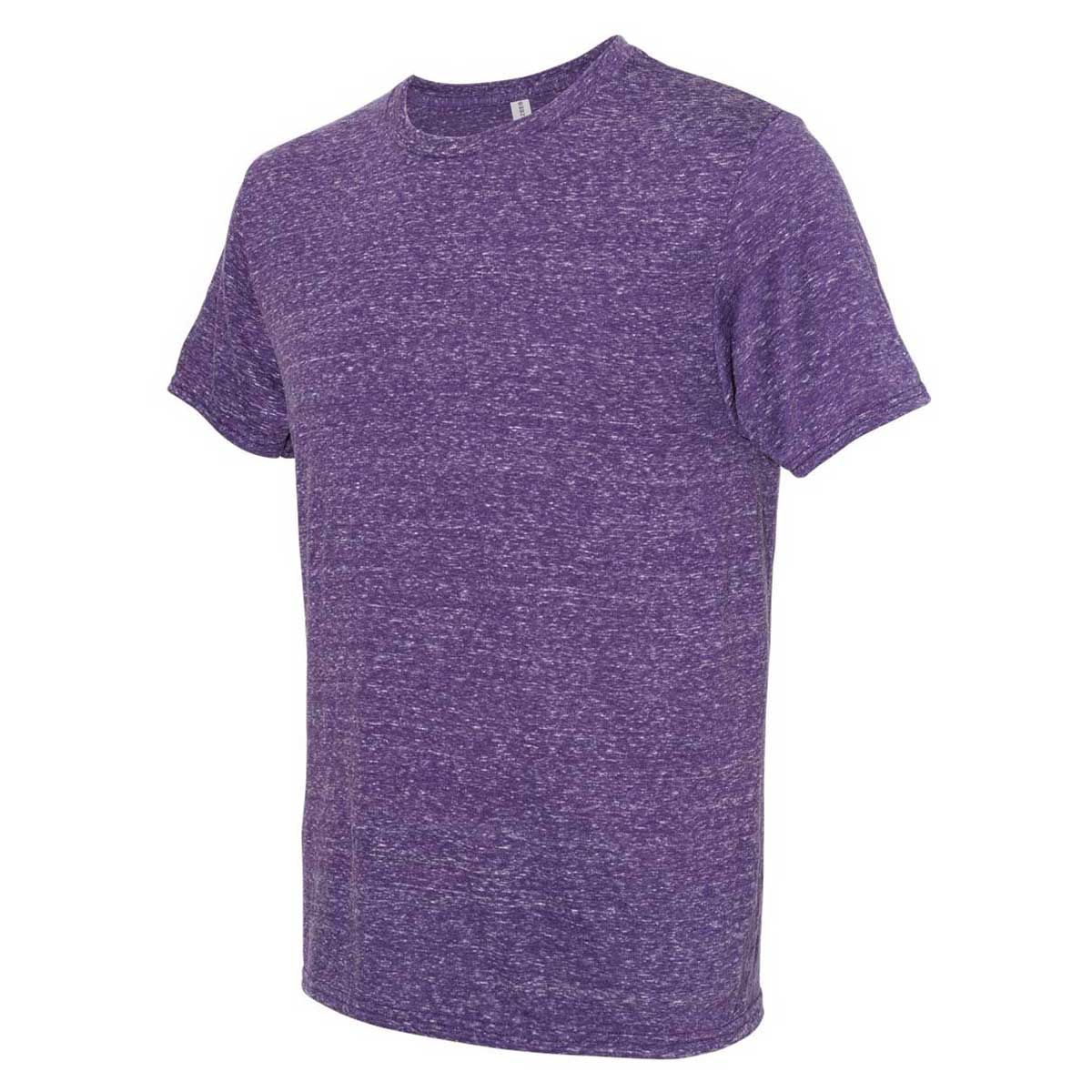 Jerzees Men's Stunning Purple Snow Heather Jersey Crew T-Shirt